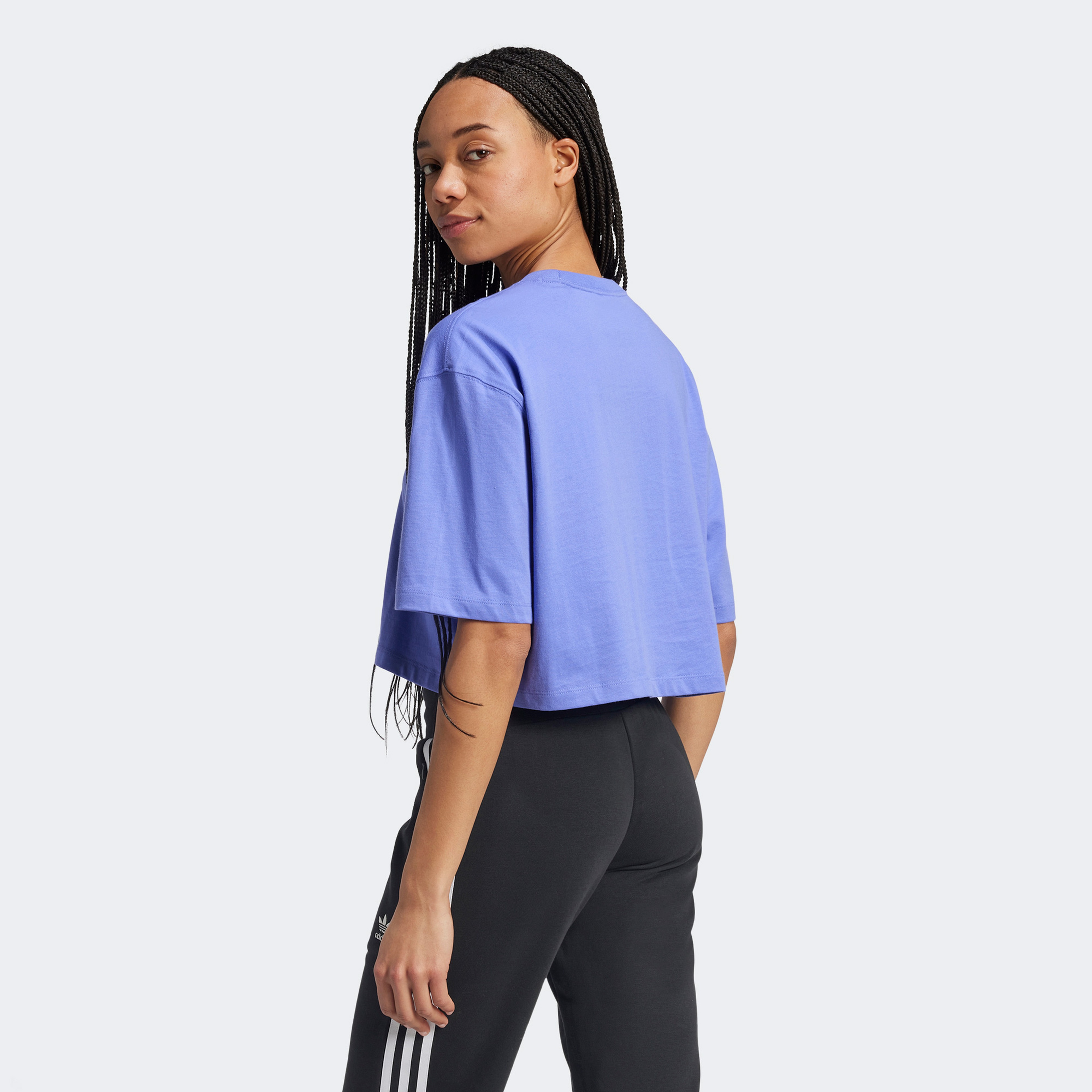 adidas Essentials Kadın Mavi T-Shirt