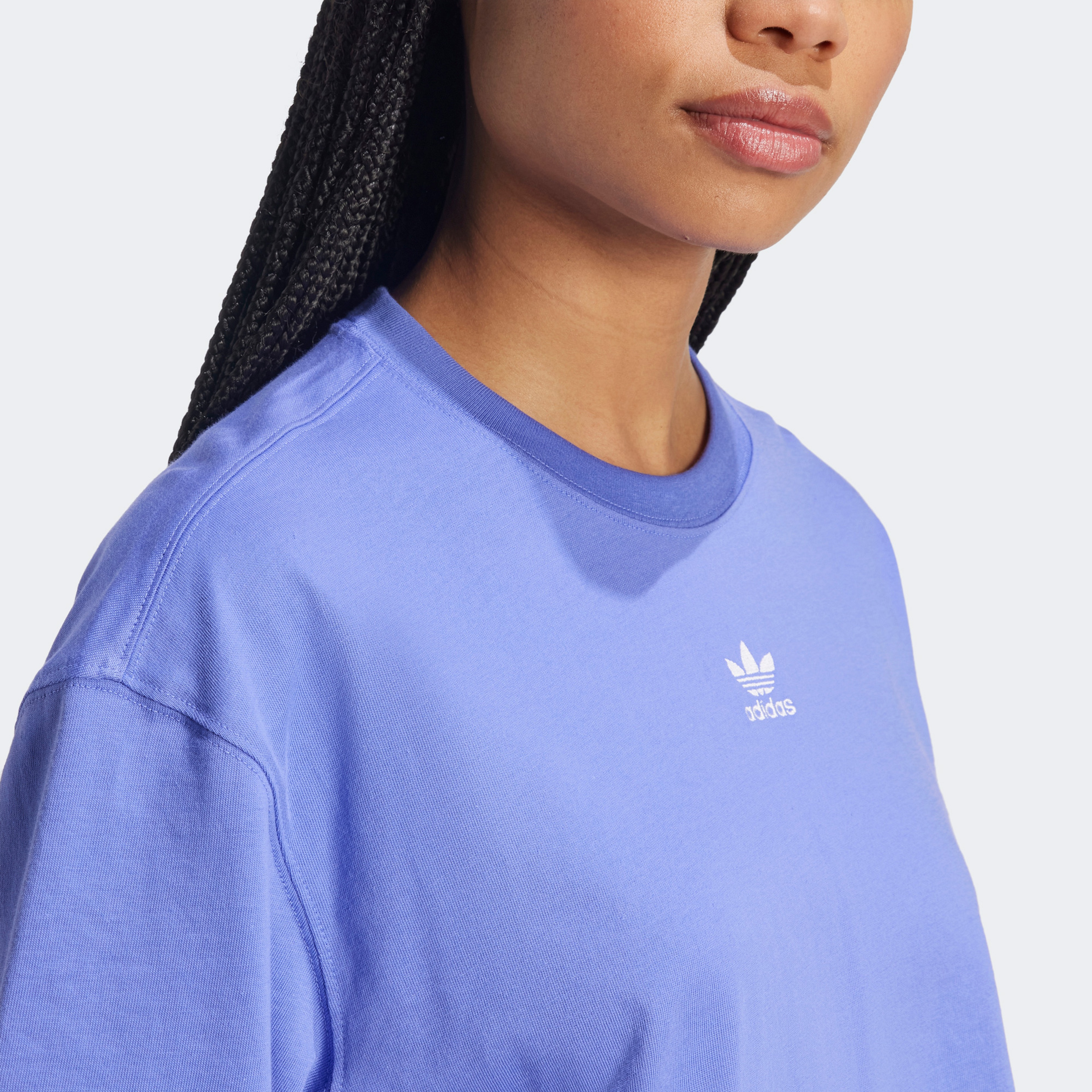 adidas Essentials Kadın Mavi T-Shirt