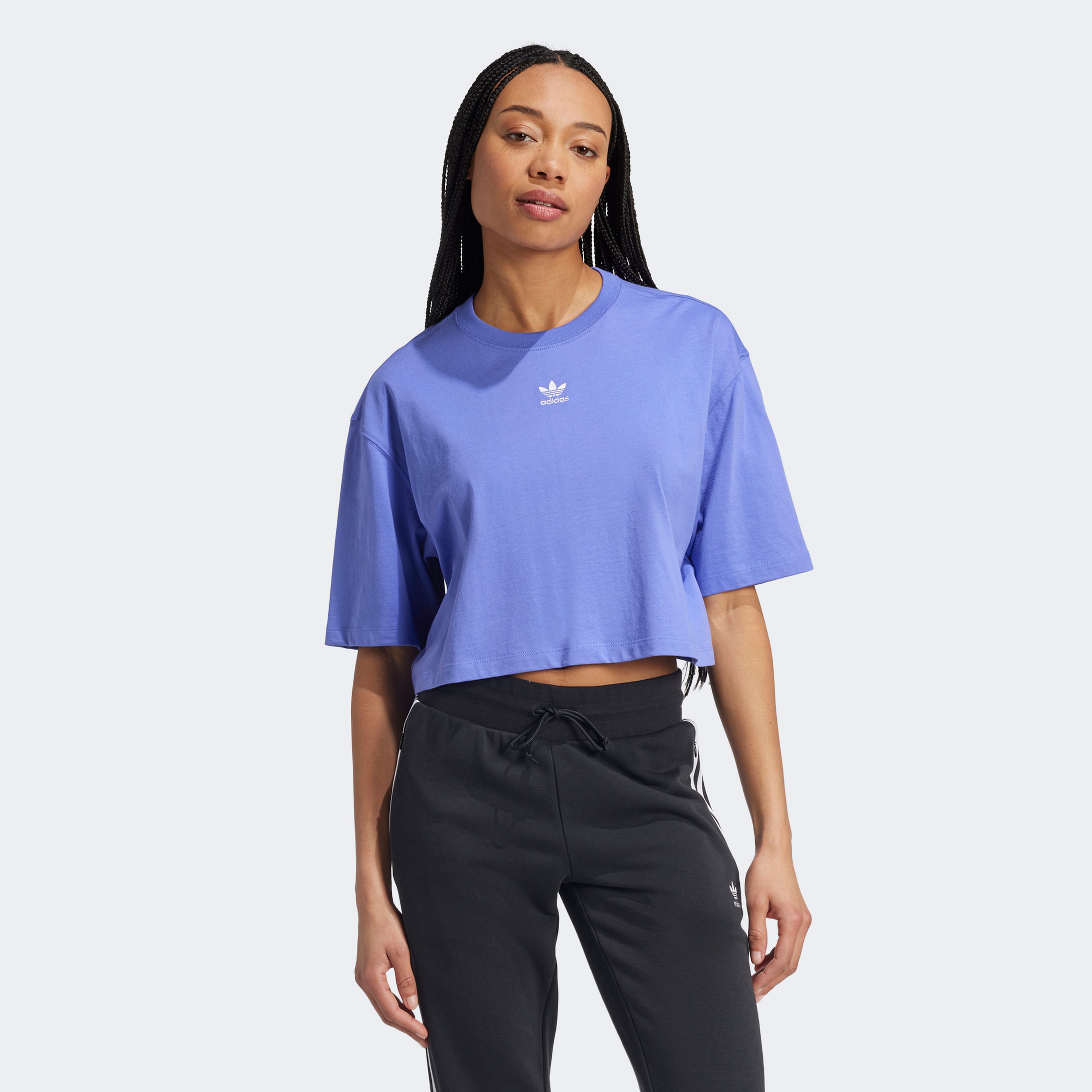 adidas Essentials Kadın Mavi T-Shirt