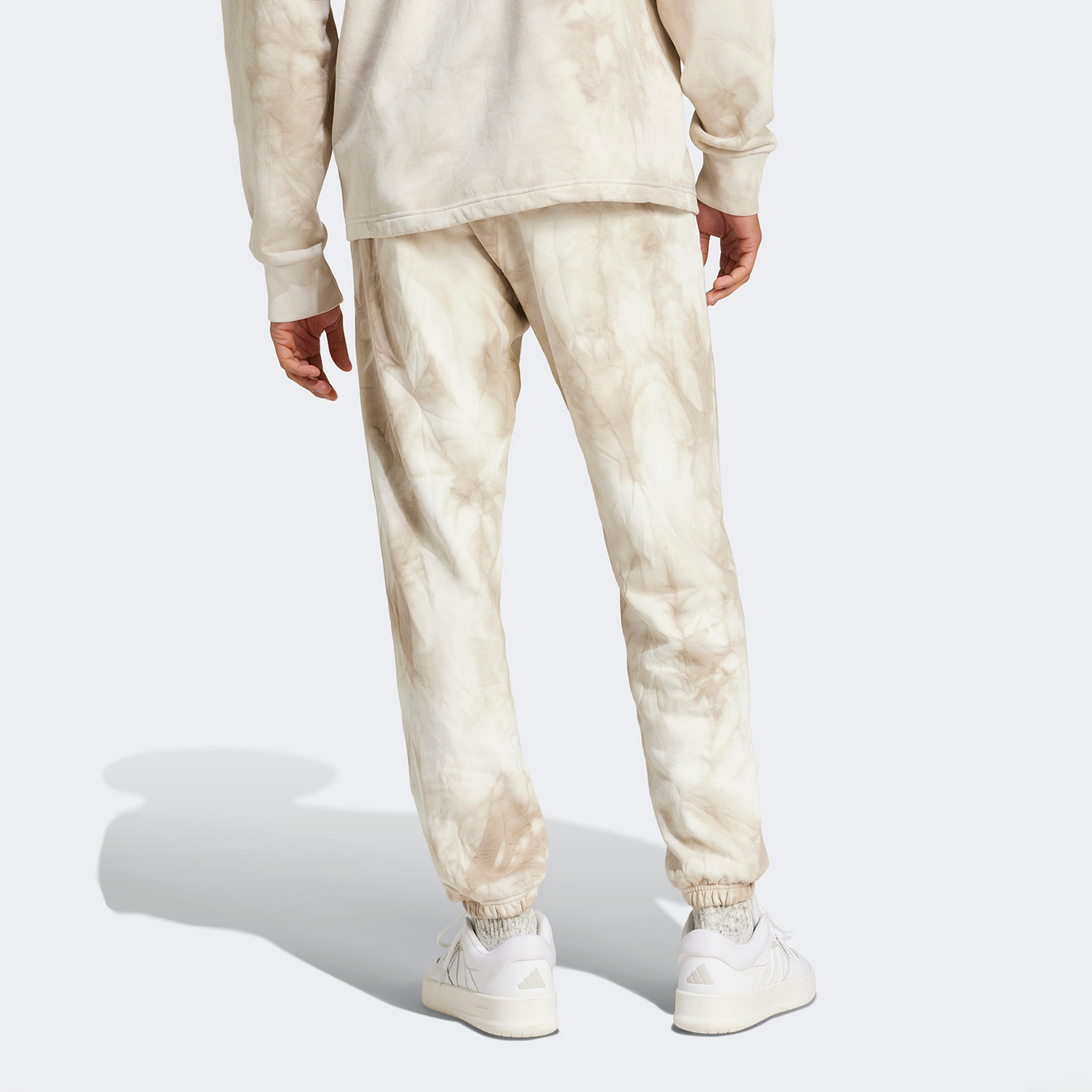 adidas All SZN Fleece Wash Erkek Bej Eşofman Altı