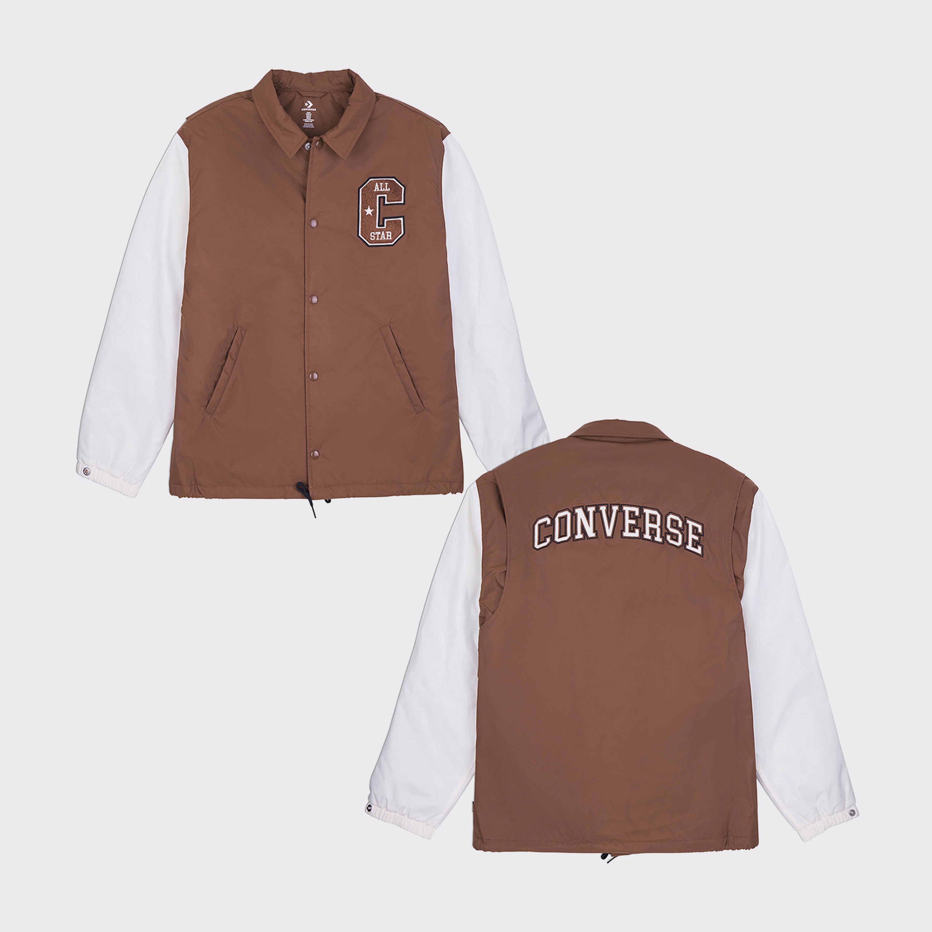 Converse Classic Erkek Renk Bloklu Kahverengi Ceket