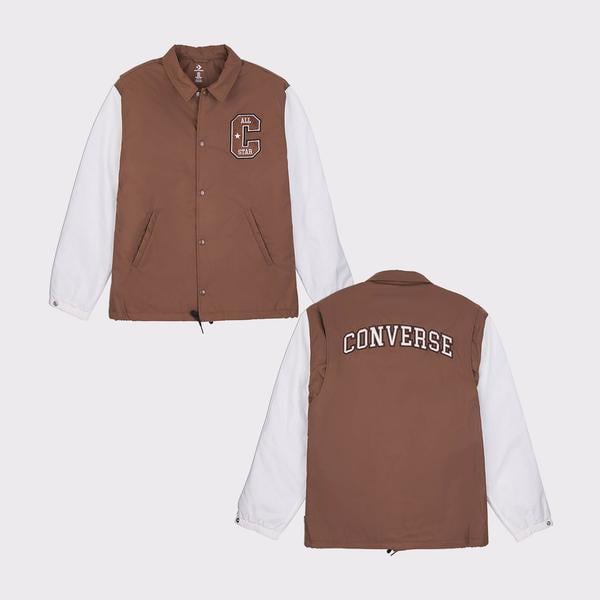 Converse Classic Erkek Renk Bloklu Kahverengi Ceket