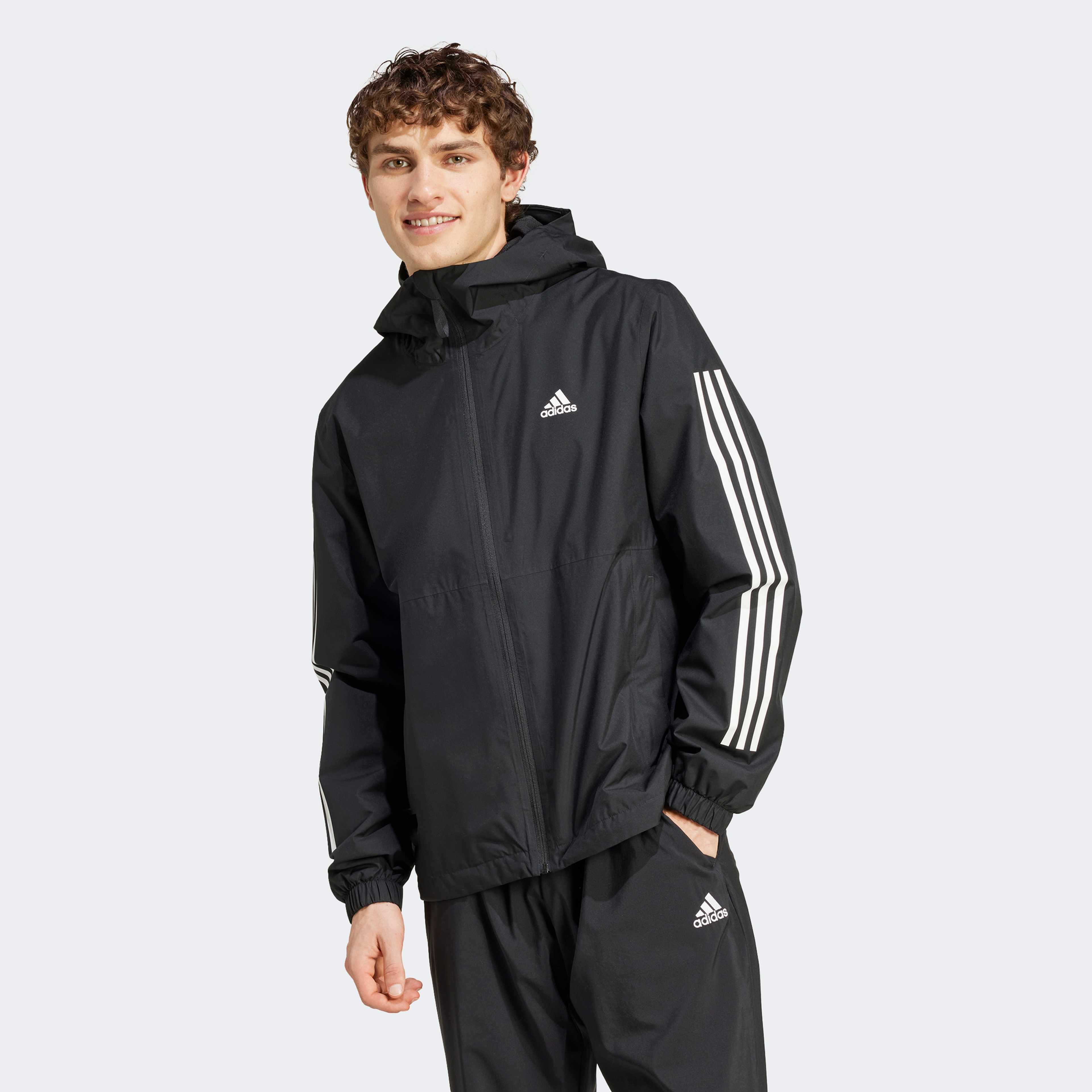 adidas Essential 3S Erkek Siyah Ceket