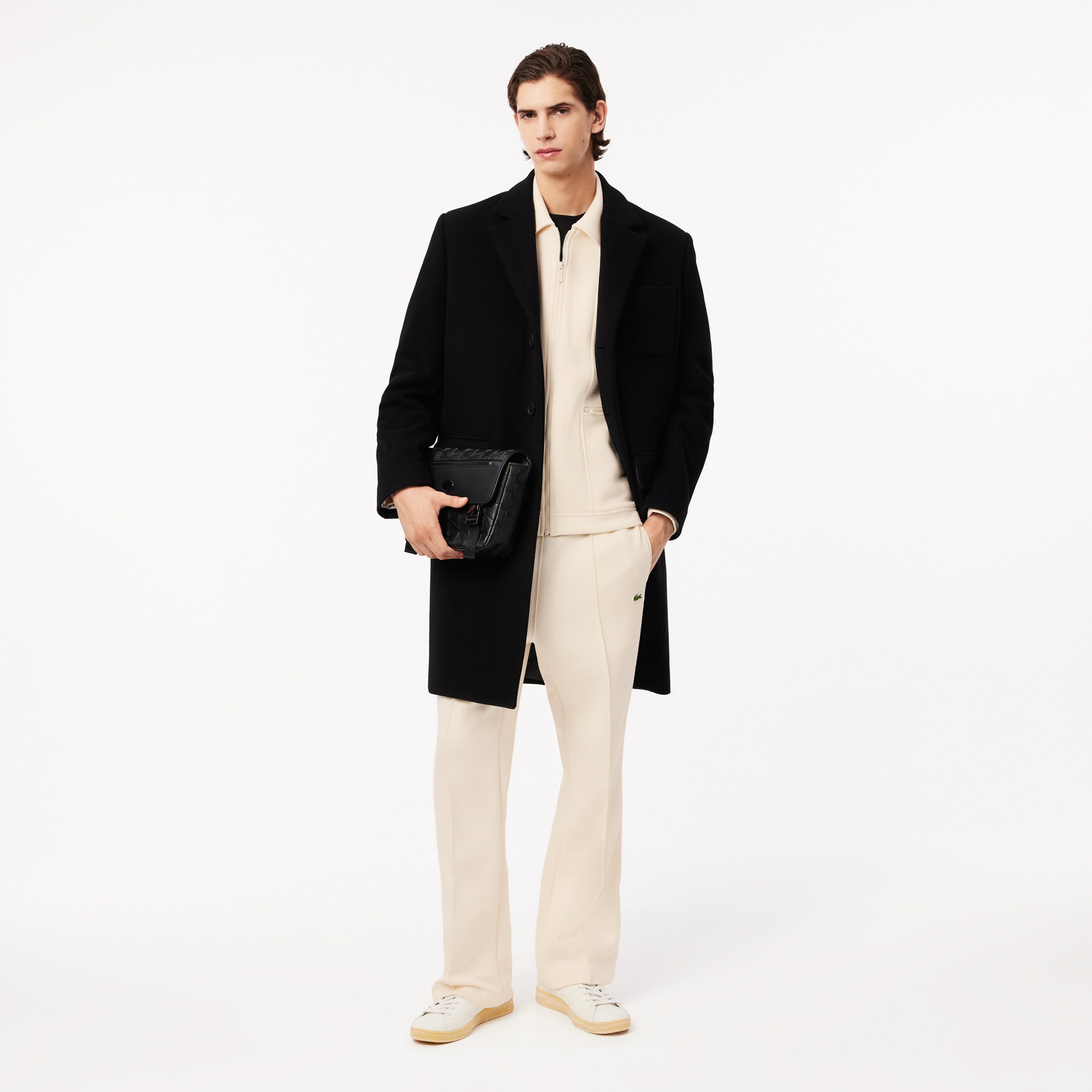 Erkek Regular Fit Krem Eşofman Altı