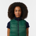 Kadın Kapitone Regular Fit Dik Yaka Çift Taraflı Lacivert Yelek