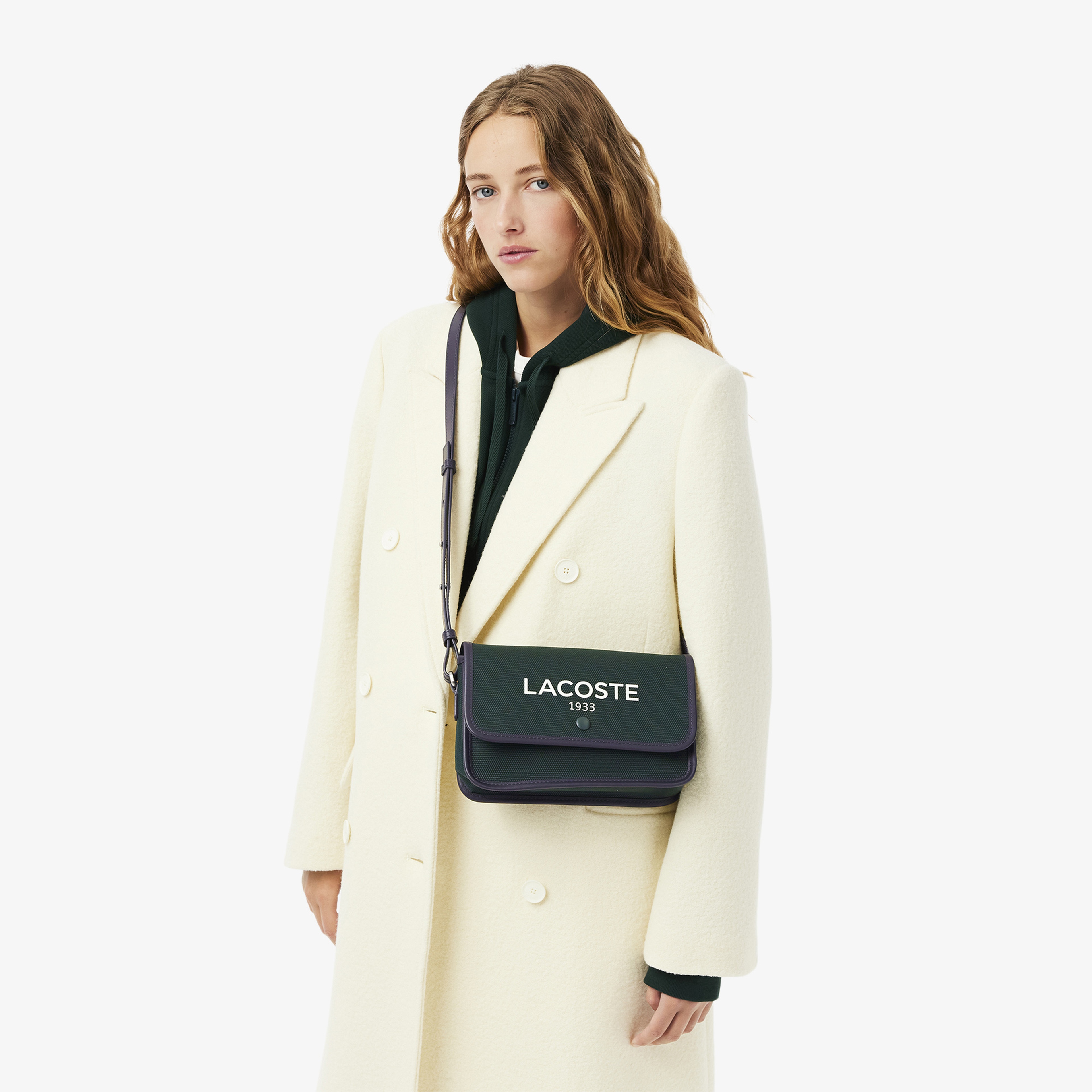 Heritage Canvas Kadın Koyu Yeşil Omuz Çantası