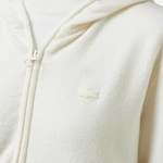 Kadın Relaxed Fit Kapüşonlu Beyaz Hırka