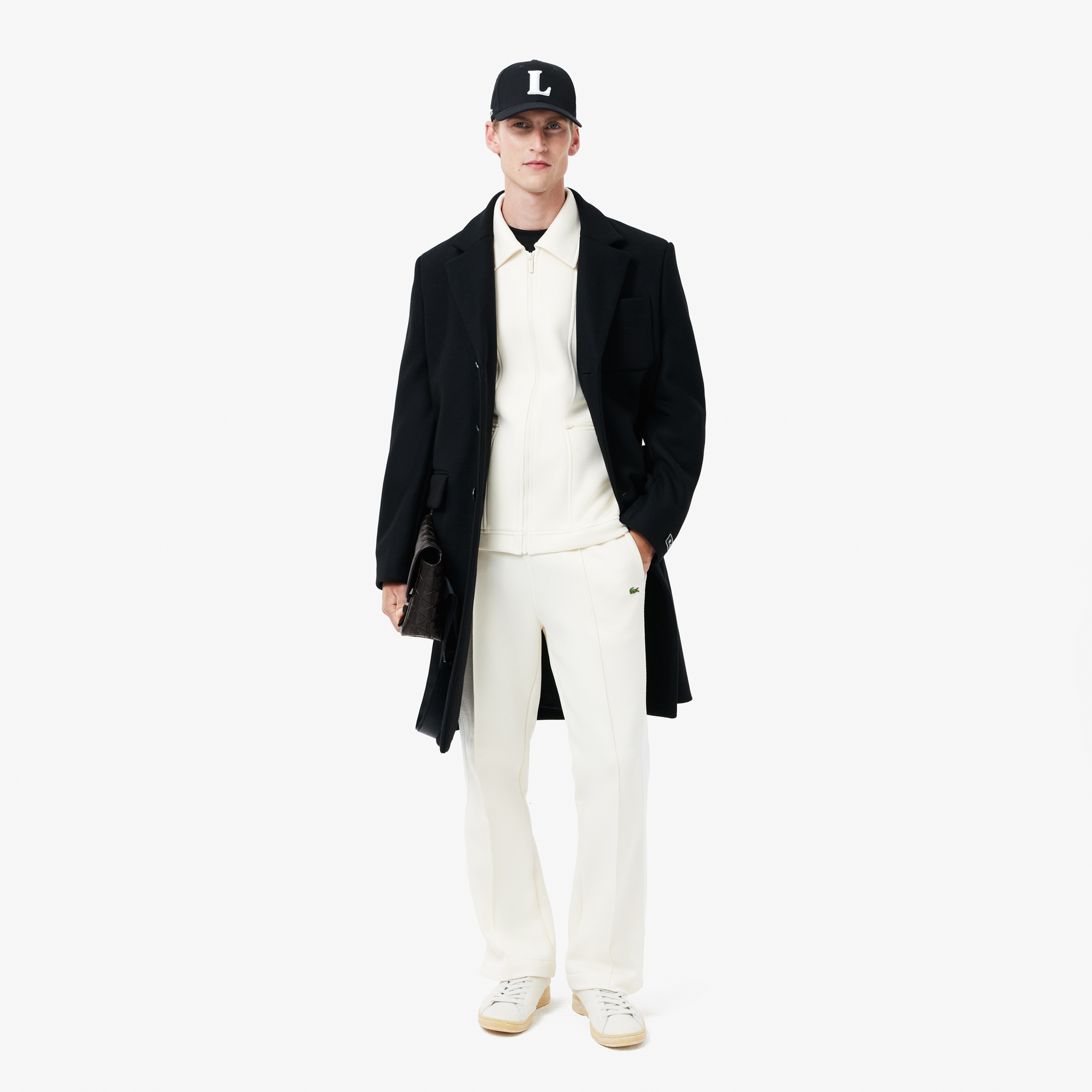 Nomogramme Erkek Monogram Siyah Postacı Çantası