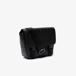 Nomogramme Erkek Monogram Siyah Postacı Çantası