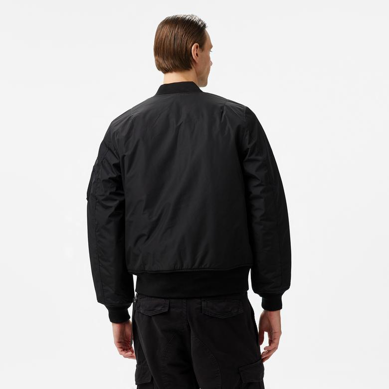 Alpha Industries  Reversible Onion Quilted Ma-1 Flight Unisex Siyah Ceket