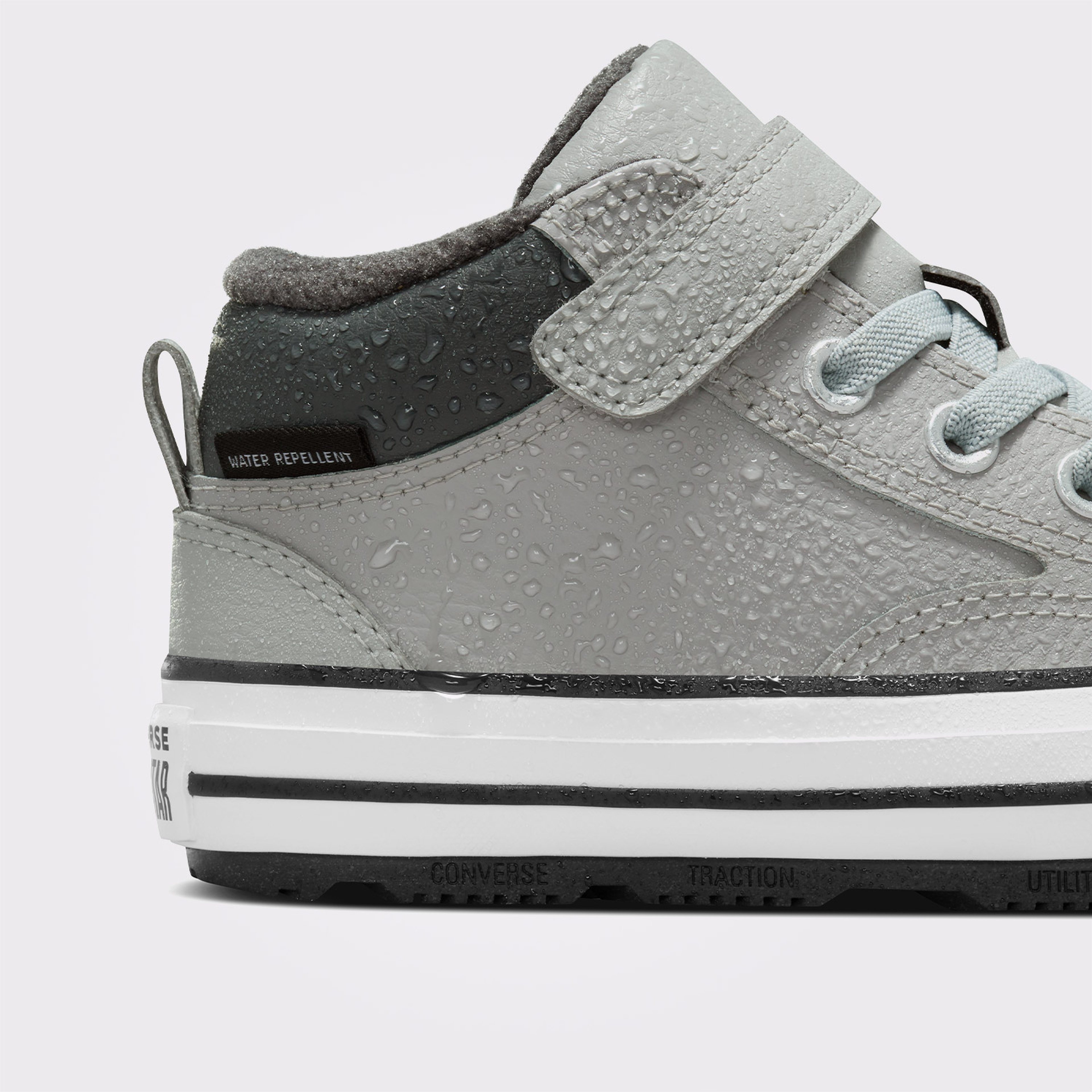 Converse Chuck Taylor All Star Malden Street Çocuk Gri Deri Sneaker