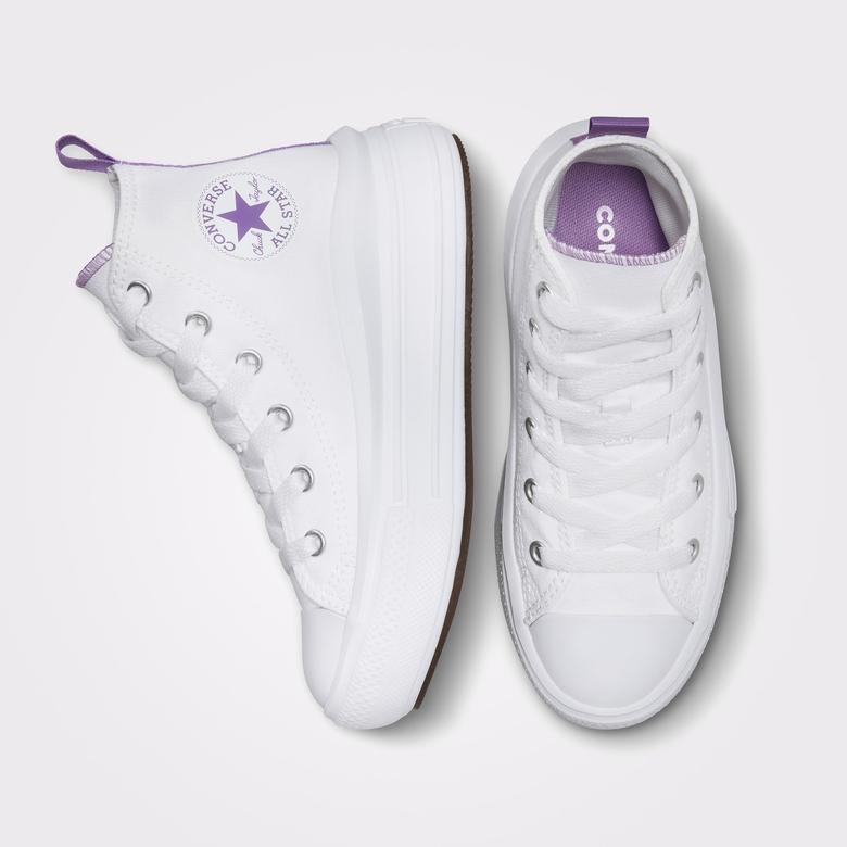 Converse Chuck Taylor All Star Move Platform Çocuk Beyaz Sneaker