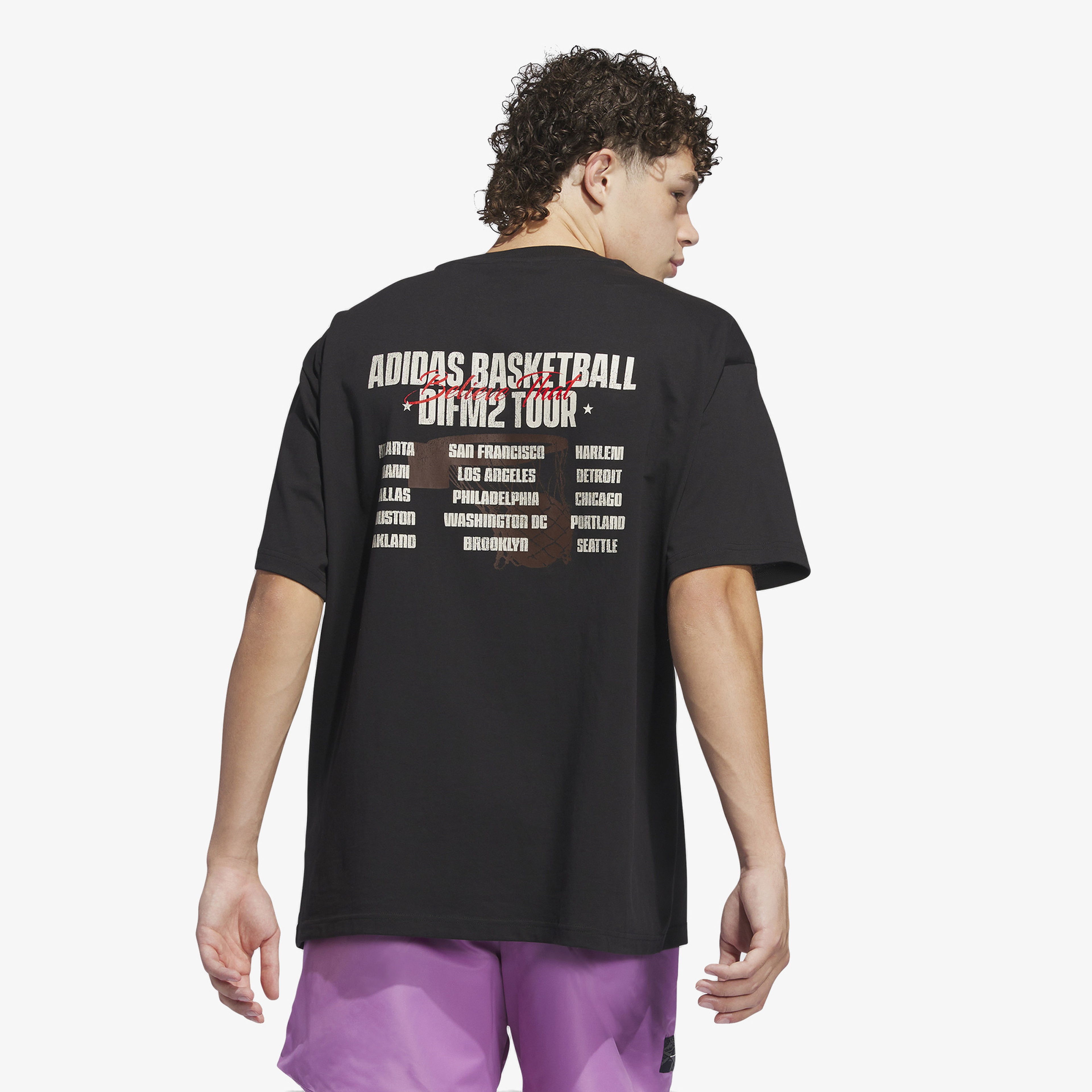 adidas Anthony Edwards Graphic Erkek Renkli T-Shirt