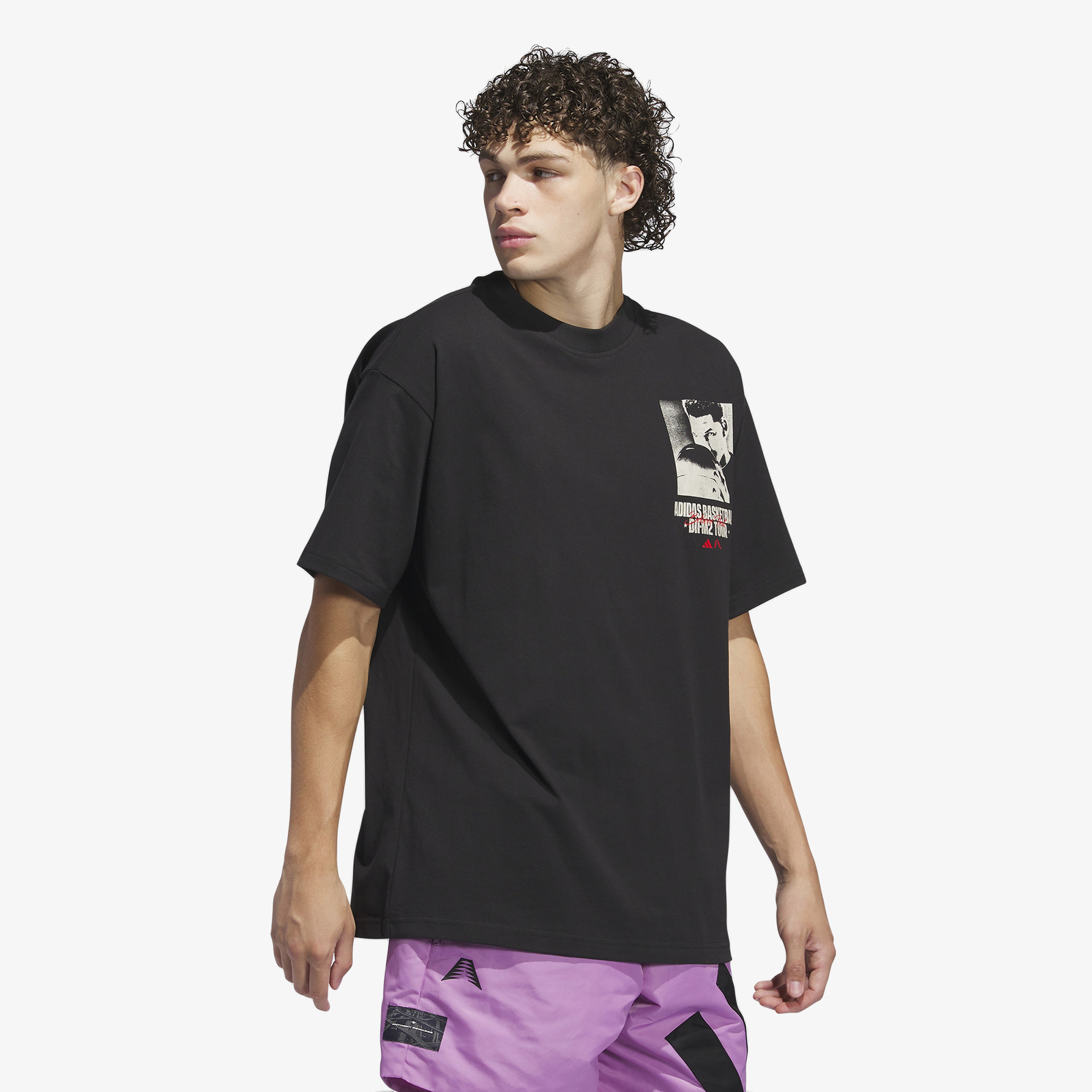 adidas Anthony Edwards Graphic Erkek Renkli T-Shirt