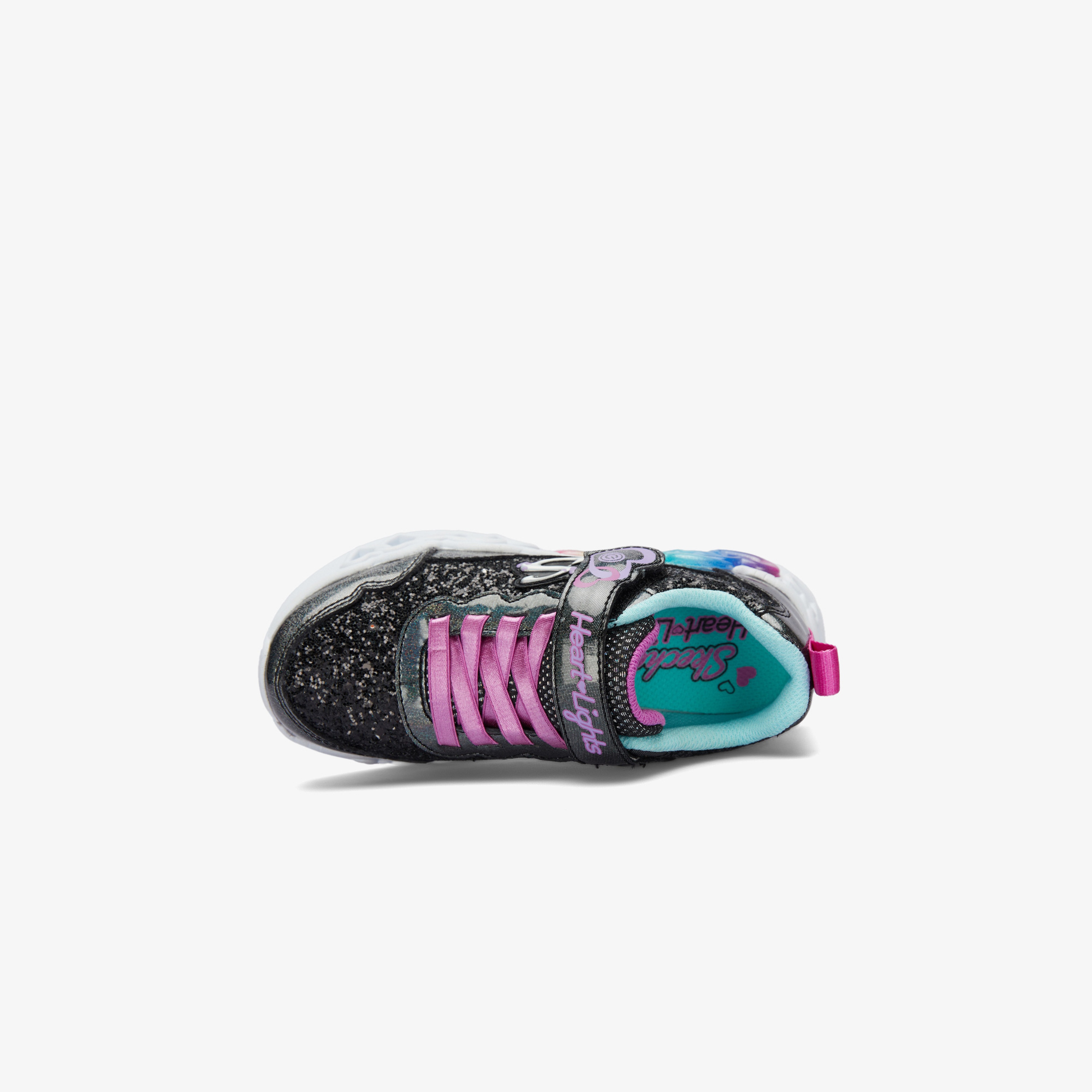 Skechers Infinite Heart Lights Fresh Love Çocuk Siyah Işıklı Spor Ayakkabı