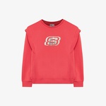 Skechers G Essential Crew Neck Sweatshirt Çocuk Pembe Sweatshirt