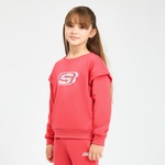Skechers G Essential Crew Neck Sweatshirt Çocuk Pembe Sweatshirt