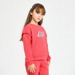 Skechers G Essential Crew Neck Sweatshirt Çocuk Pembe Sweatshirt