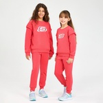Skechers G Essential Crew Neck Sweatshirt Çocuk Pembe Sweatshirt