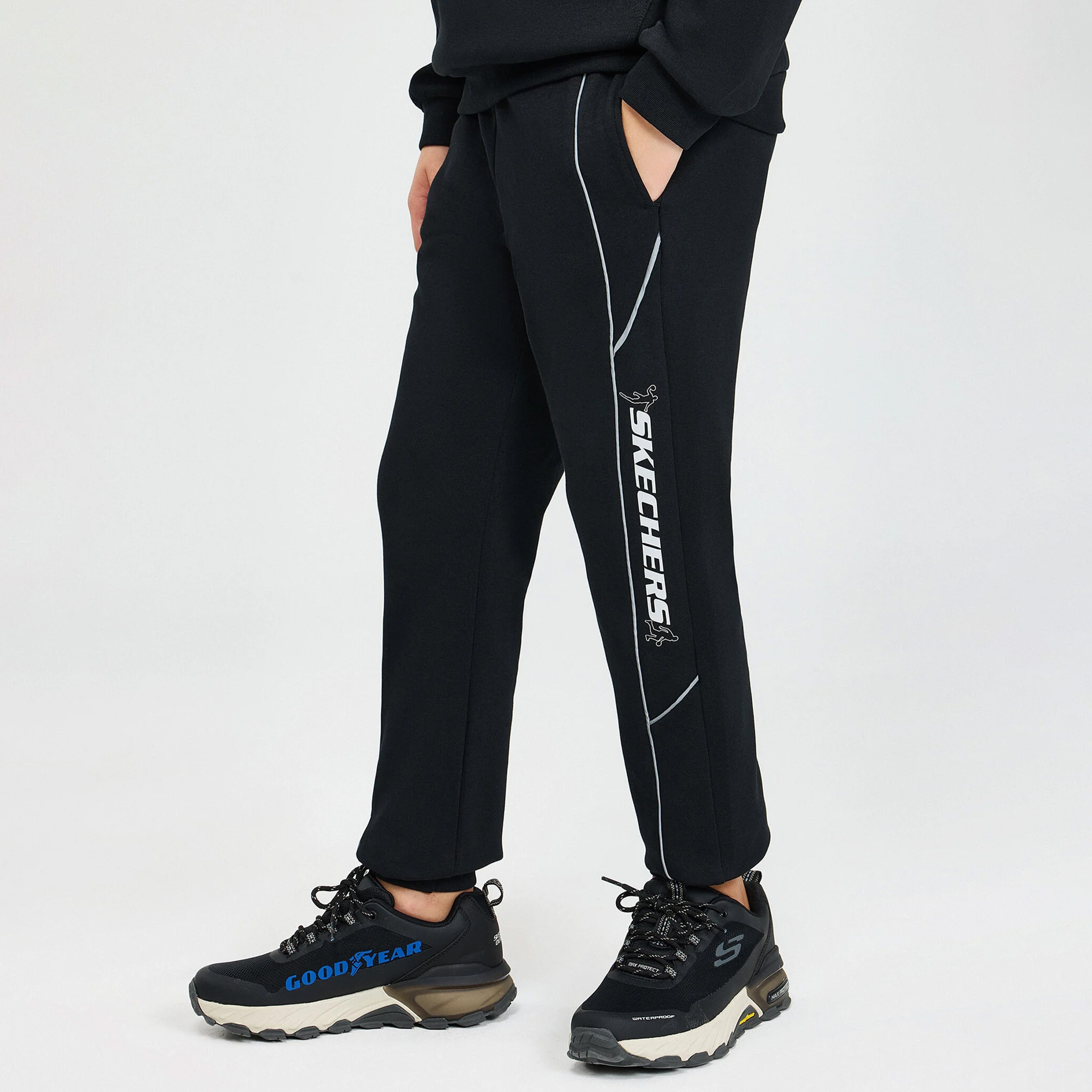 Skechers B 2Xi-Lock Jogger Çocuk Siyah Eşofman Altı