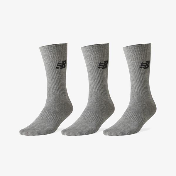 New Balance Classic Unisex Gri 3'lü Çorap