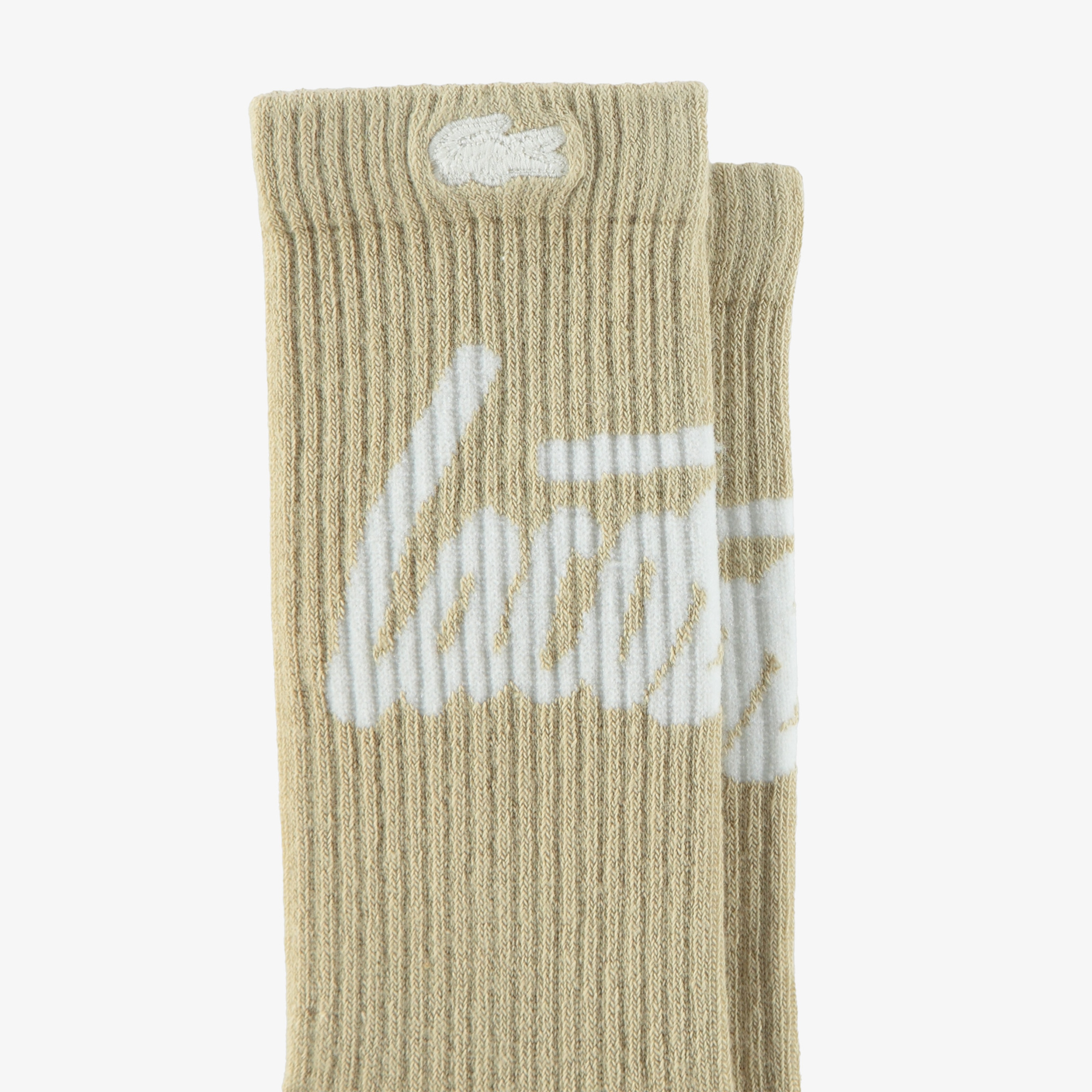 Lacoste x House of SuperStep Unisex Kahverengi Çorap