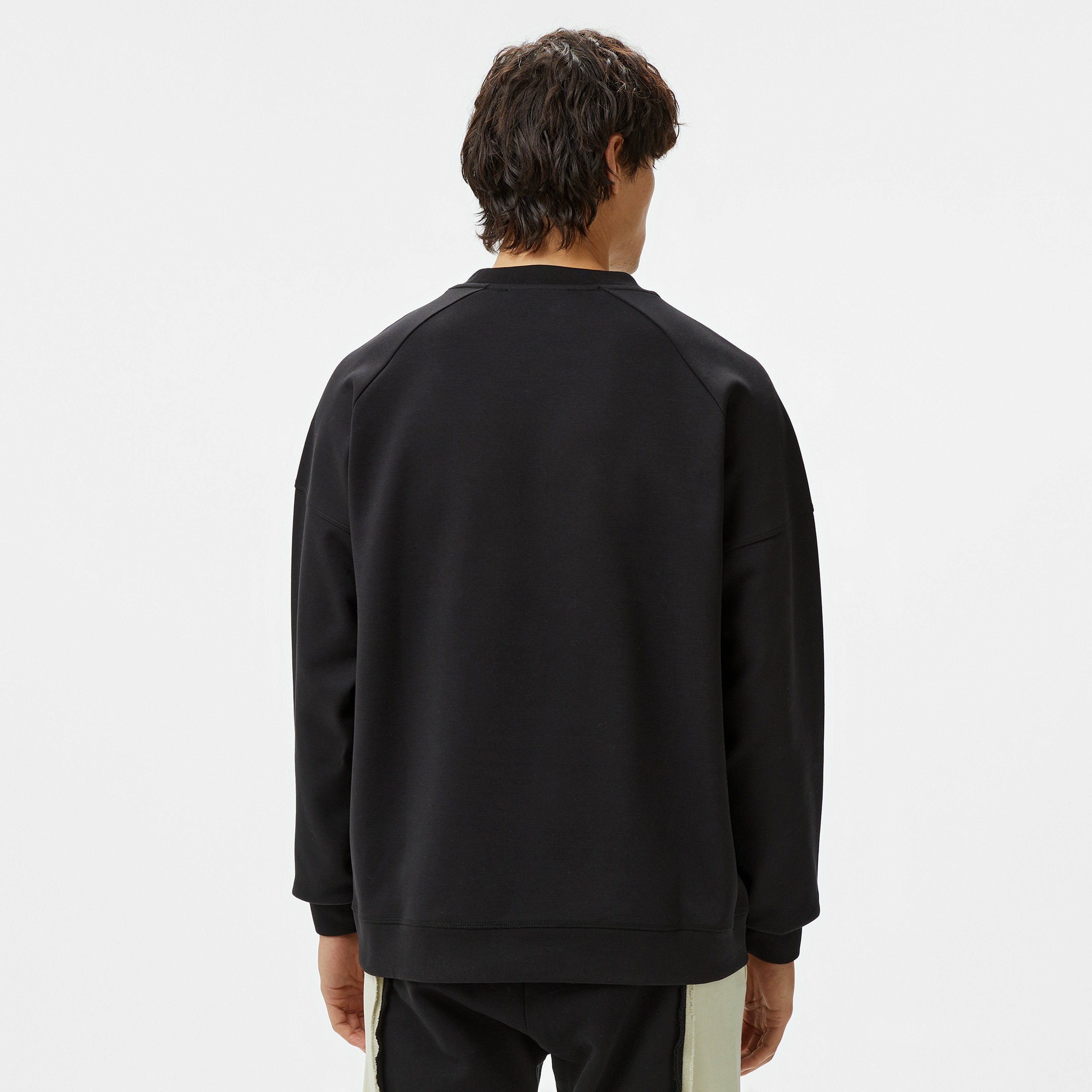 Les Benjamins 407 Erkek Siyah Sweatshirt