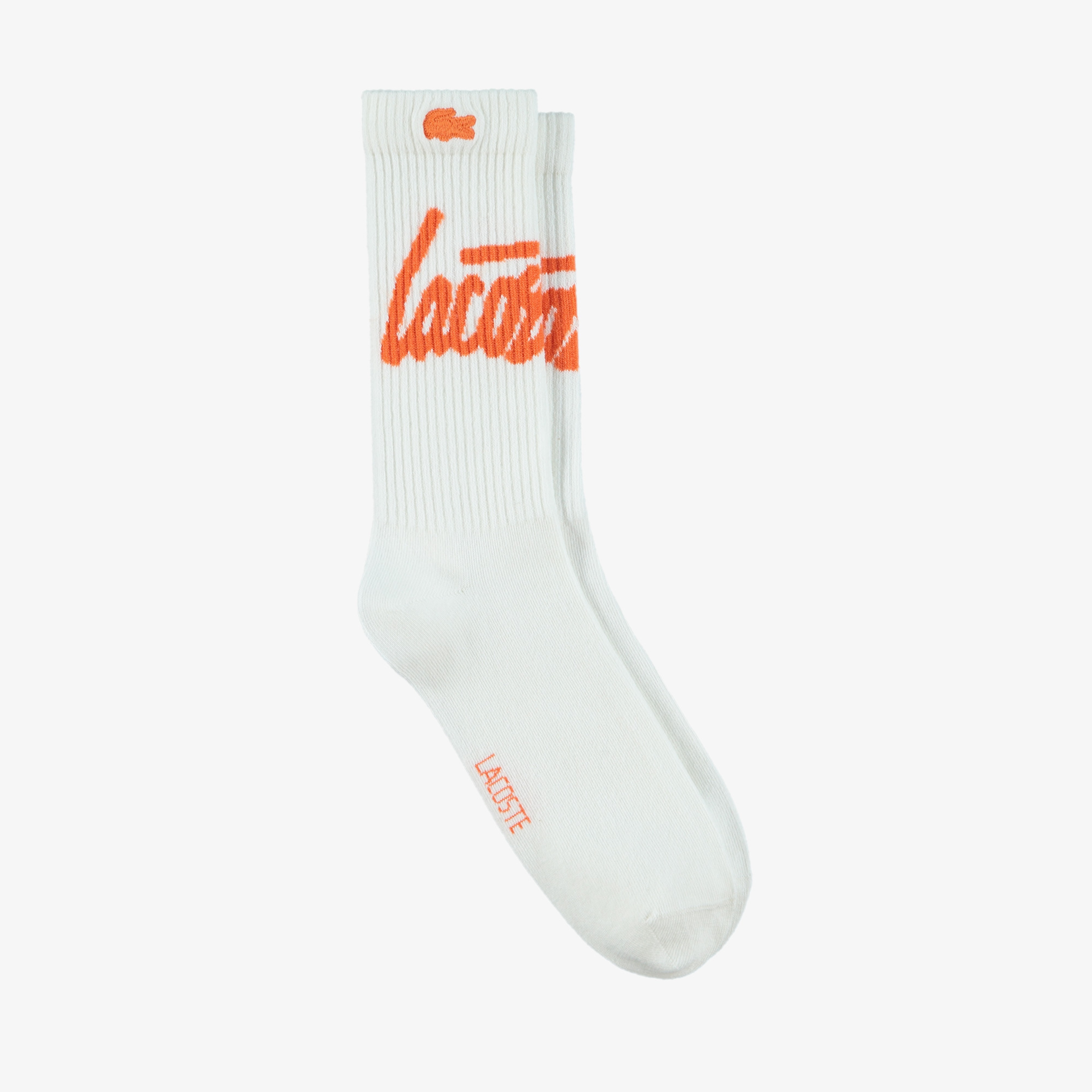 Lacoste x House of SuperStep Unisex Krem Çorap