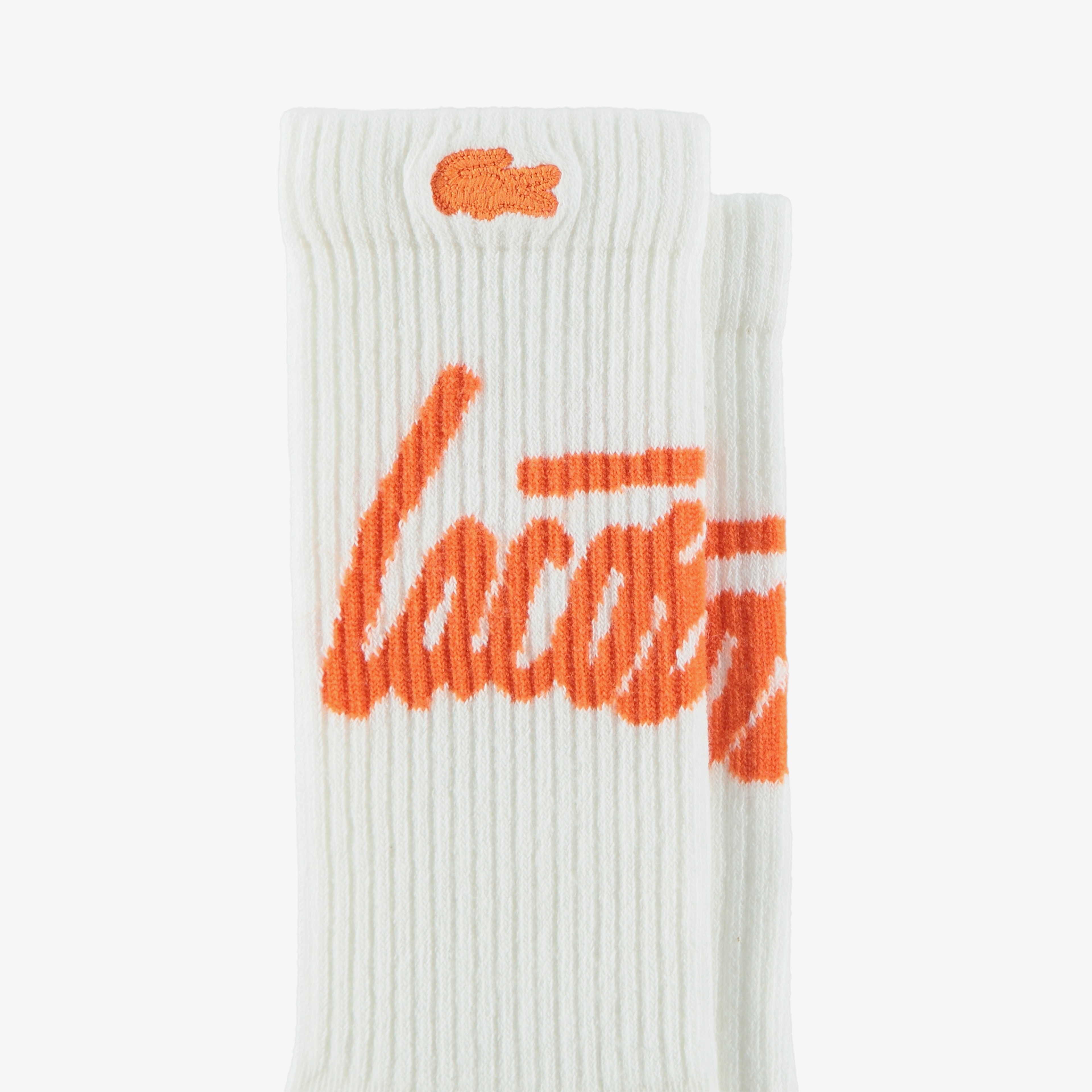Lacoste x House of SuperStep Unisex Krem Çorap