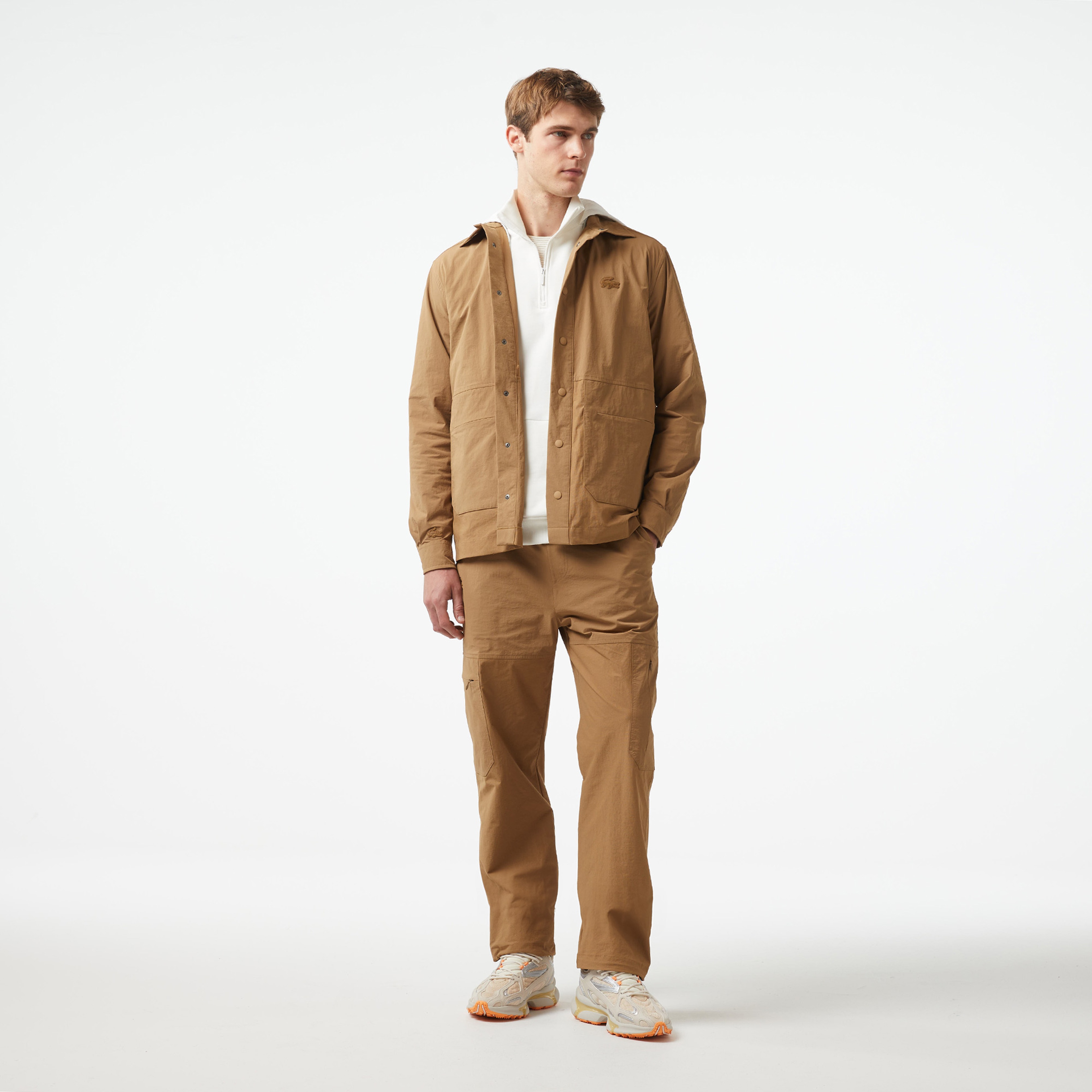 Lacoste x House of SuperStep Erkek Kahverengi Pantolon
