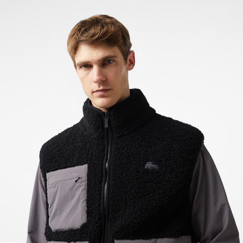 Lacoste x House of SuperStep Erkek Siyah Yelek