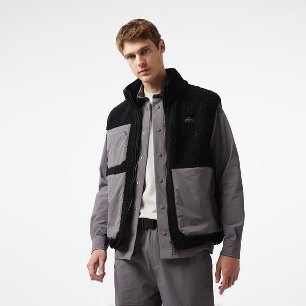 Lacoste x House of SuperStep Erkek Siyah Yelek