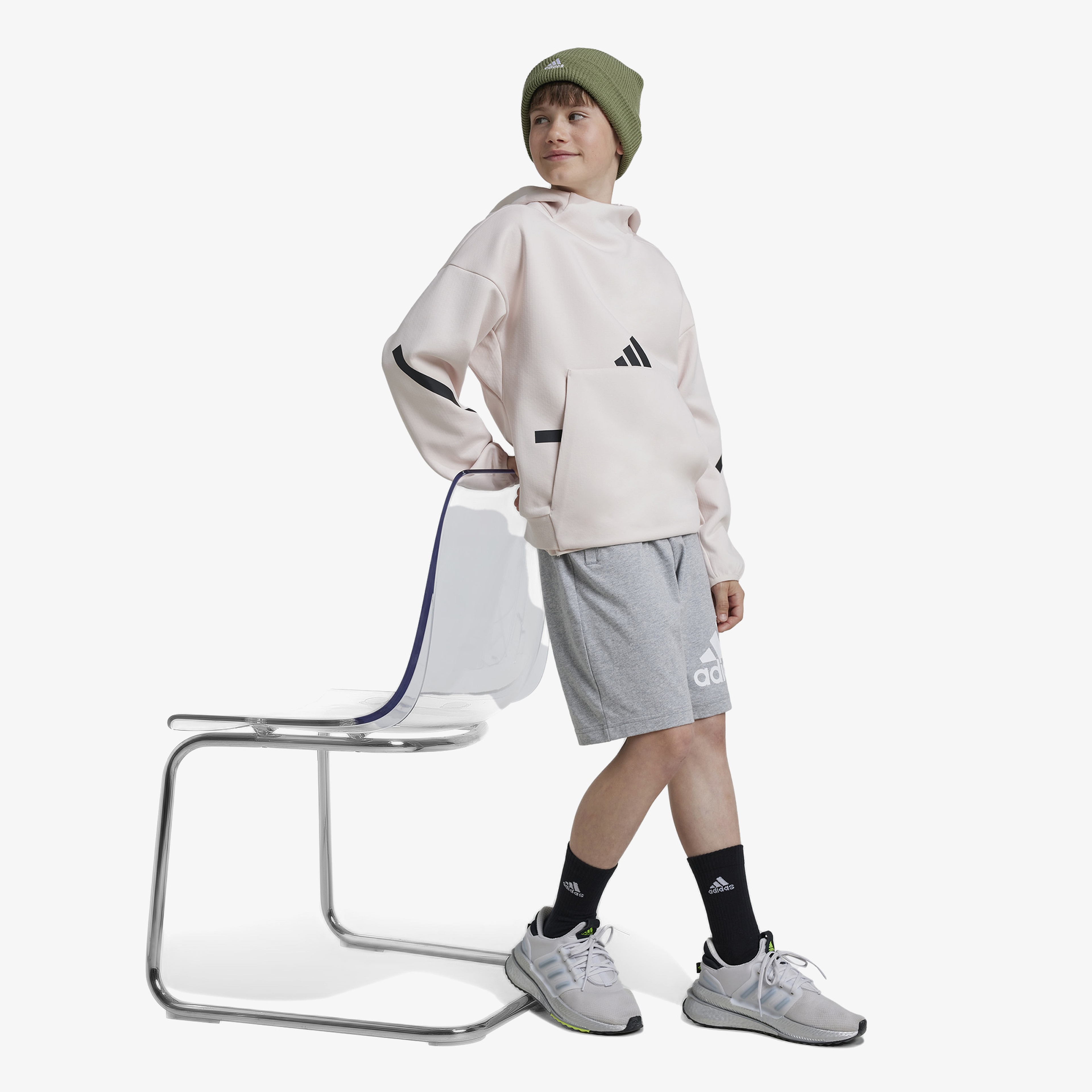 adidas Z.N.E.Çocuk Pembe Hoodie