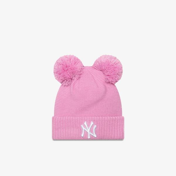 New Era Child Double Pom Neyyan Fpk Çocuk Pembe Bere