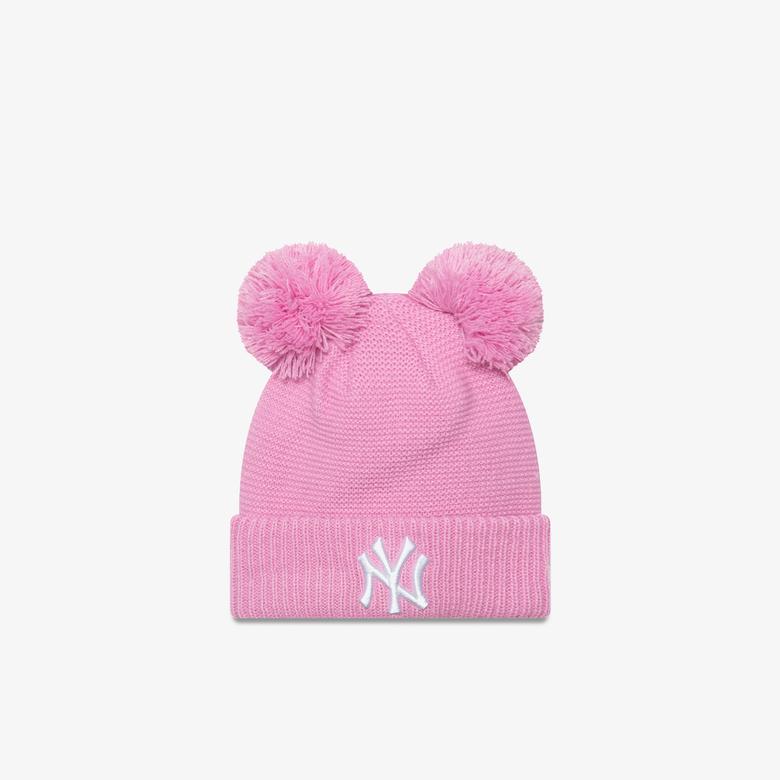 New Era Child Double Pom Neyyan Fpk Çocuk Pembe Bere