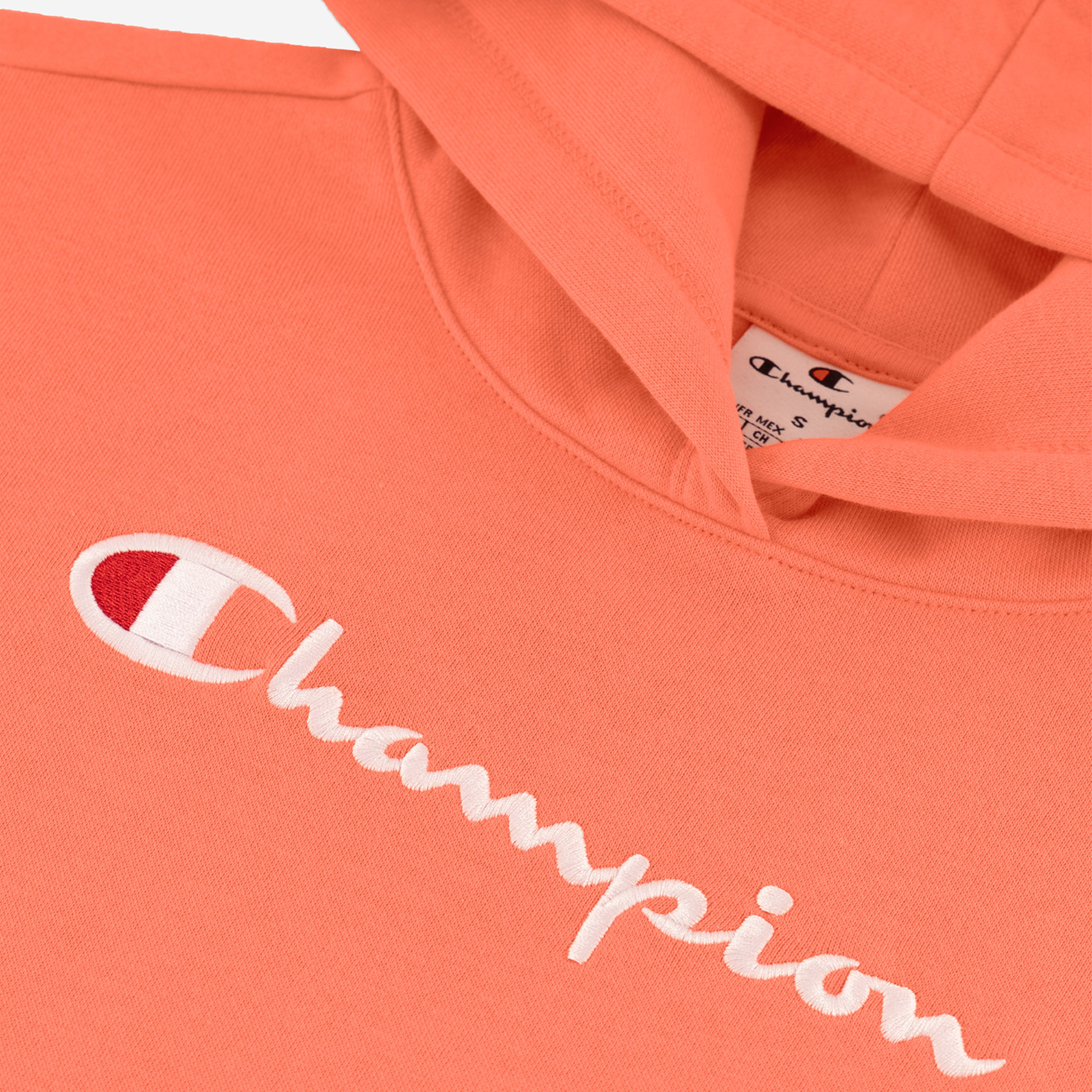 Champion Hooded Çocuk Turuncu Hoodie