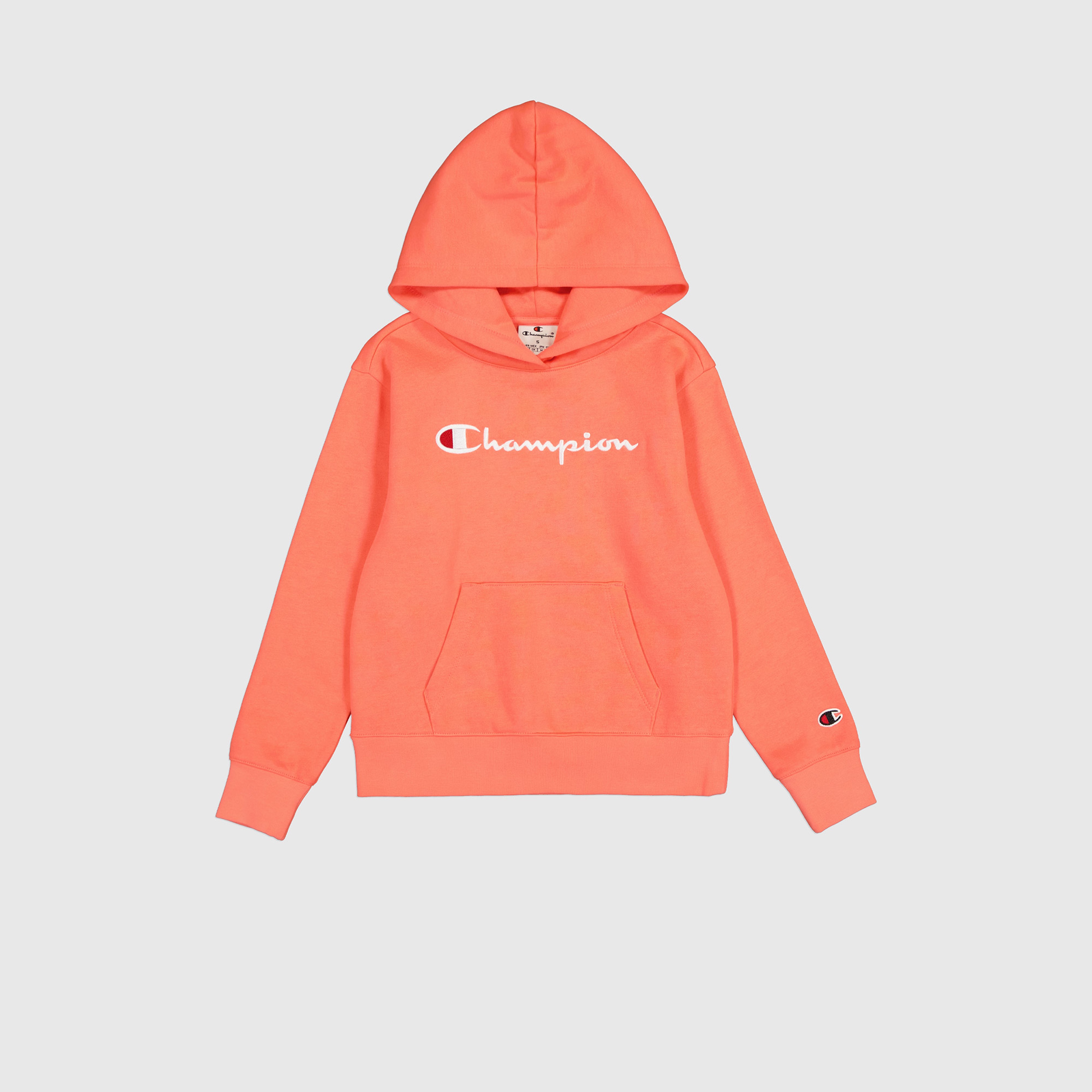 Champion Hooded Çocuk Turuncu Hoodie