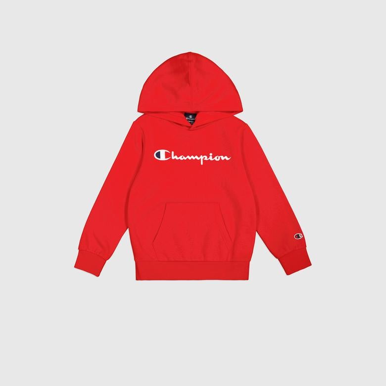 Champion Hooded Çocuk Kırmızı Hoodie