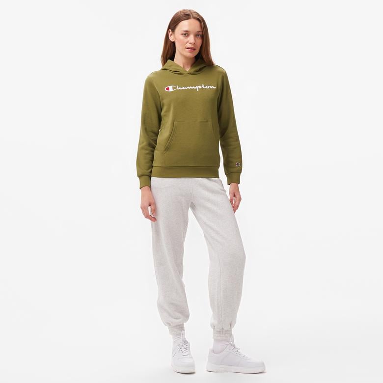 Champion Hooded Kadın Haki Hoodie