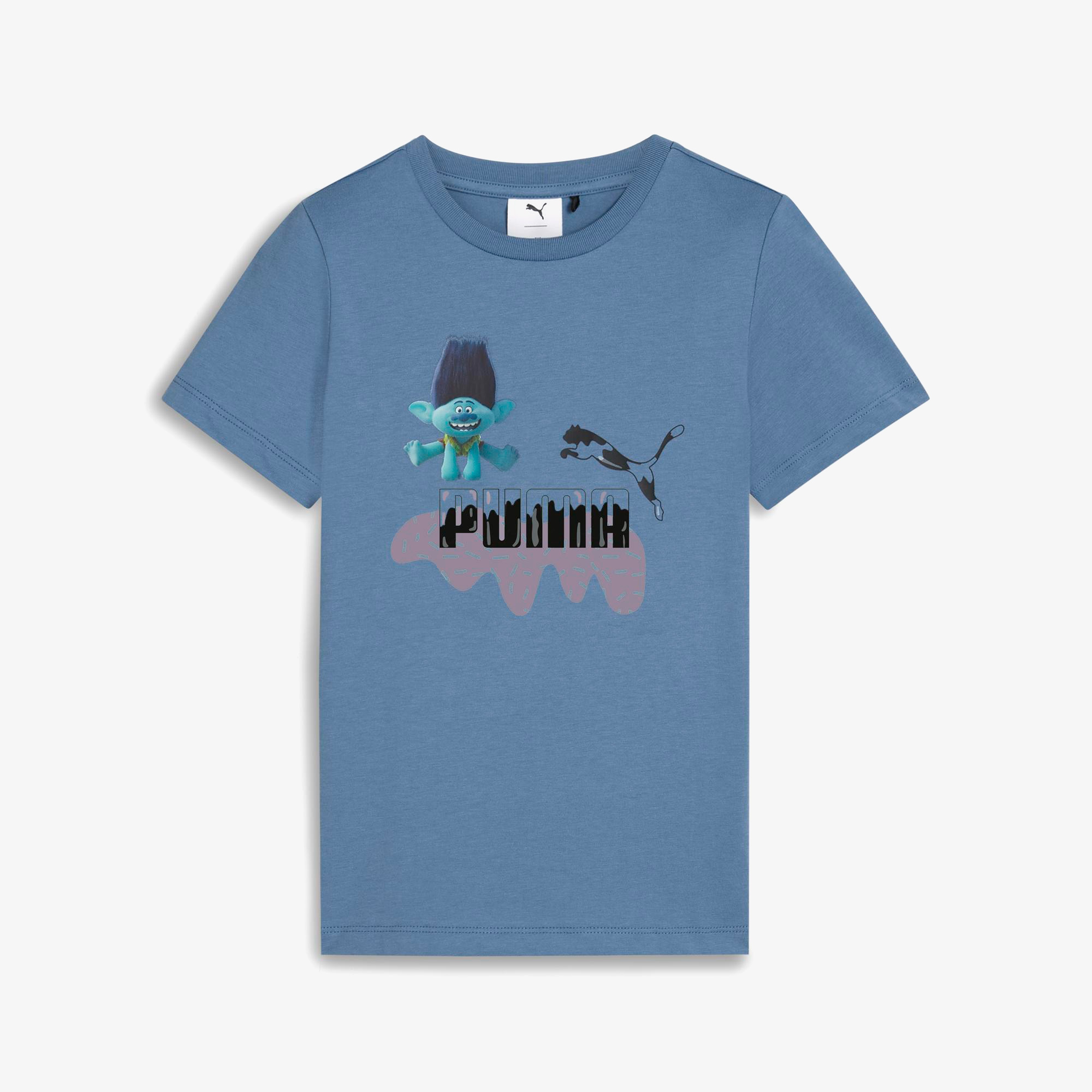 Puma X Trolls Çocuk Mavi T-Shirt