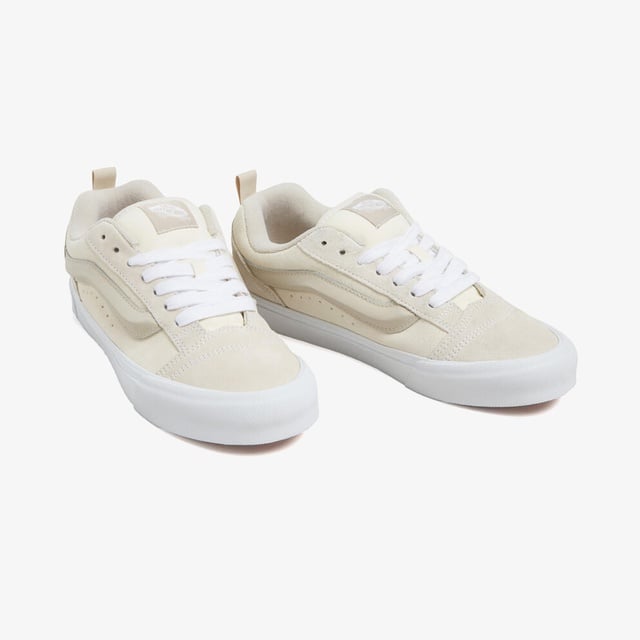 Vans Vans Knu Skool Unisex Krem Rengi Sneaker | Occasion Krem - 3. görsel