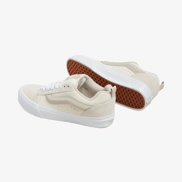 Vans Vans Knu Skool Unisex Krem Rengi Sneaker | Occasion Krem - 4. görsel