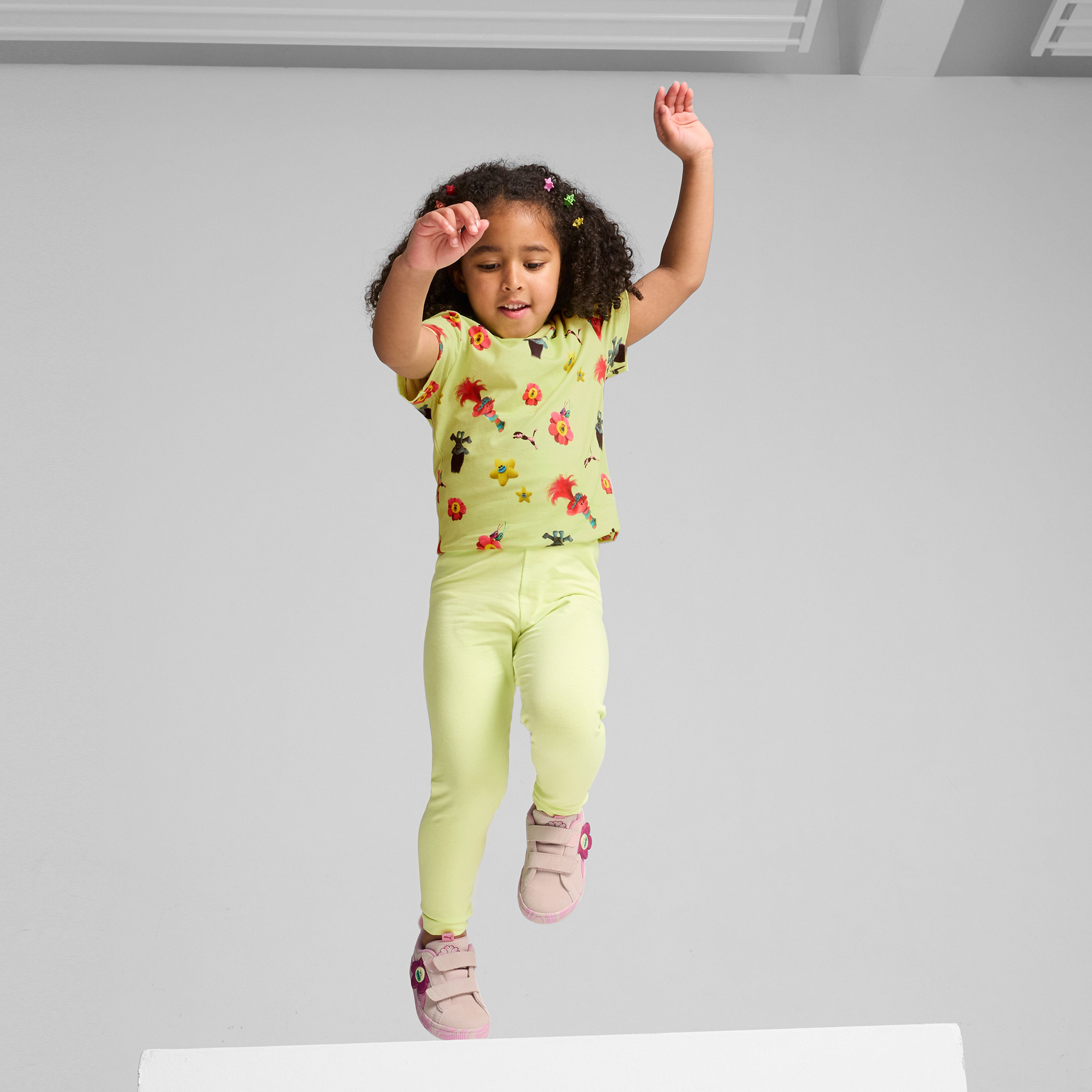 Puma X Trolls Leggings Çocuk Sarı Tayt