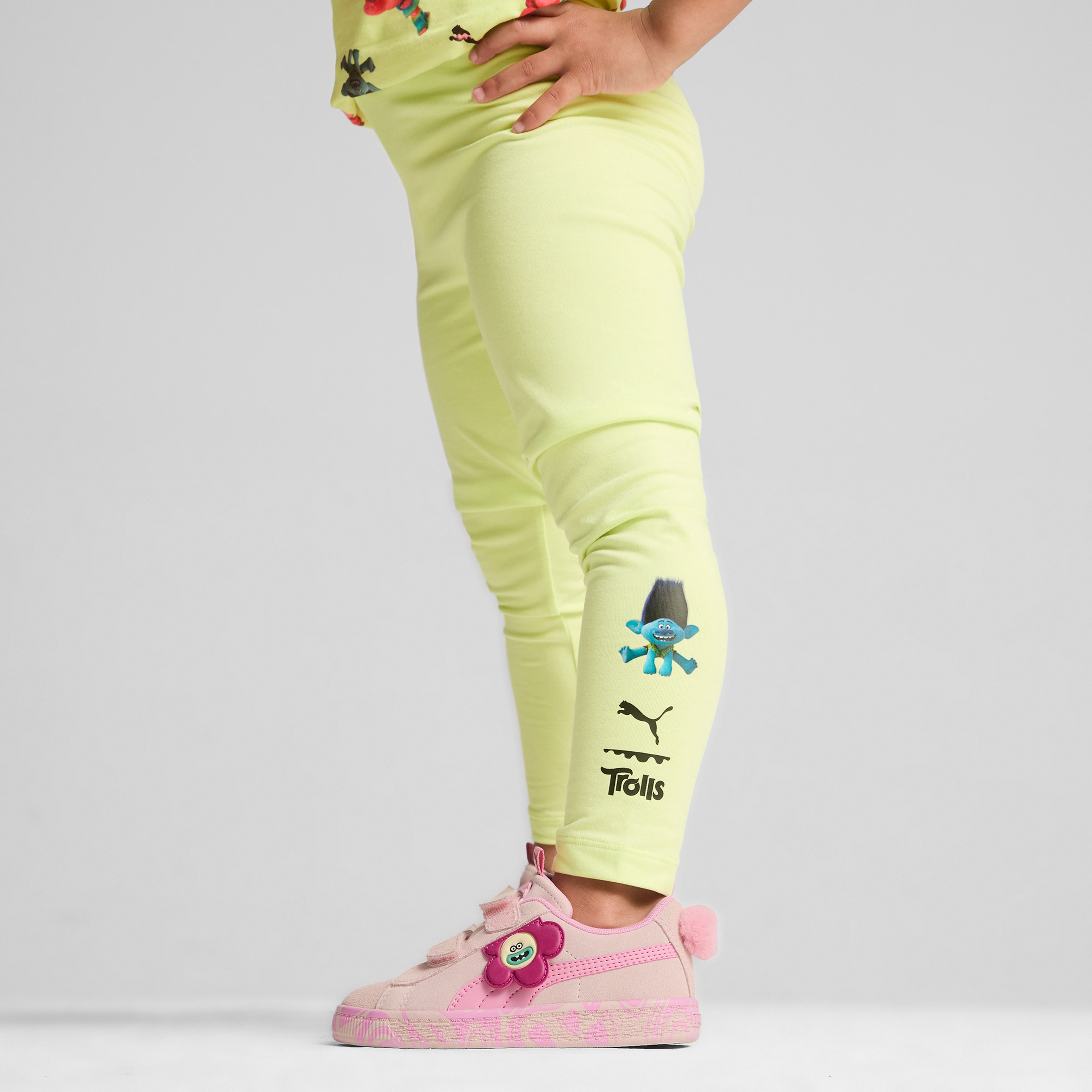 Puma X Trolls Leggings Çocuk Sarı Tayt