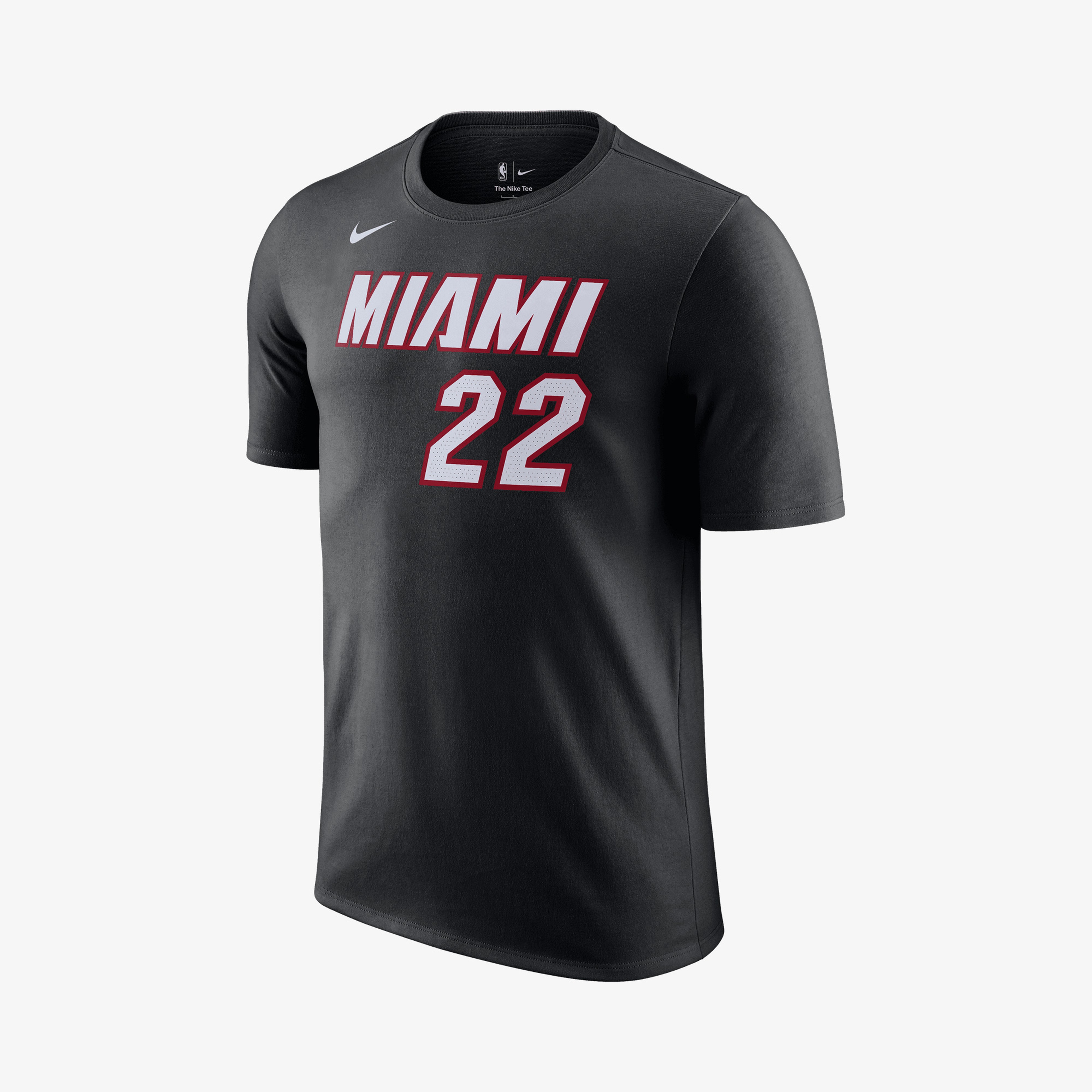 Nike Miami Heat NBA Erkek Siyah T-Shirt
