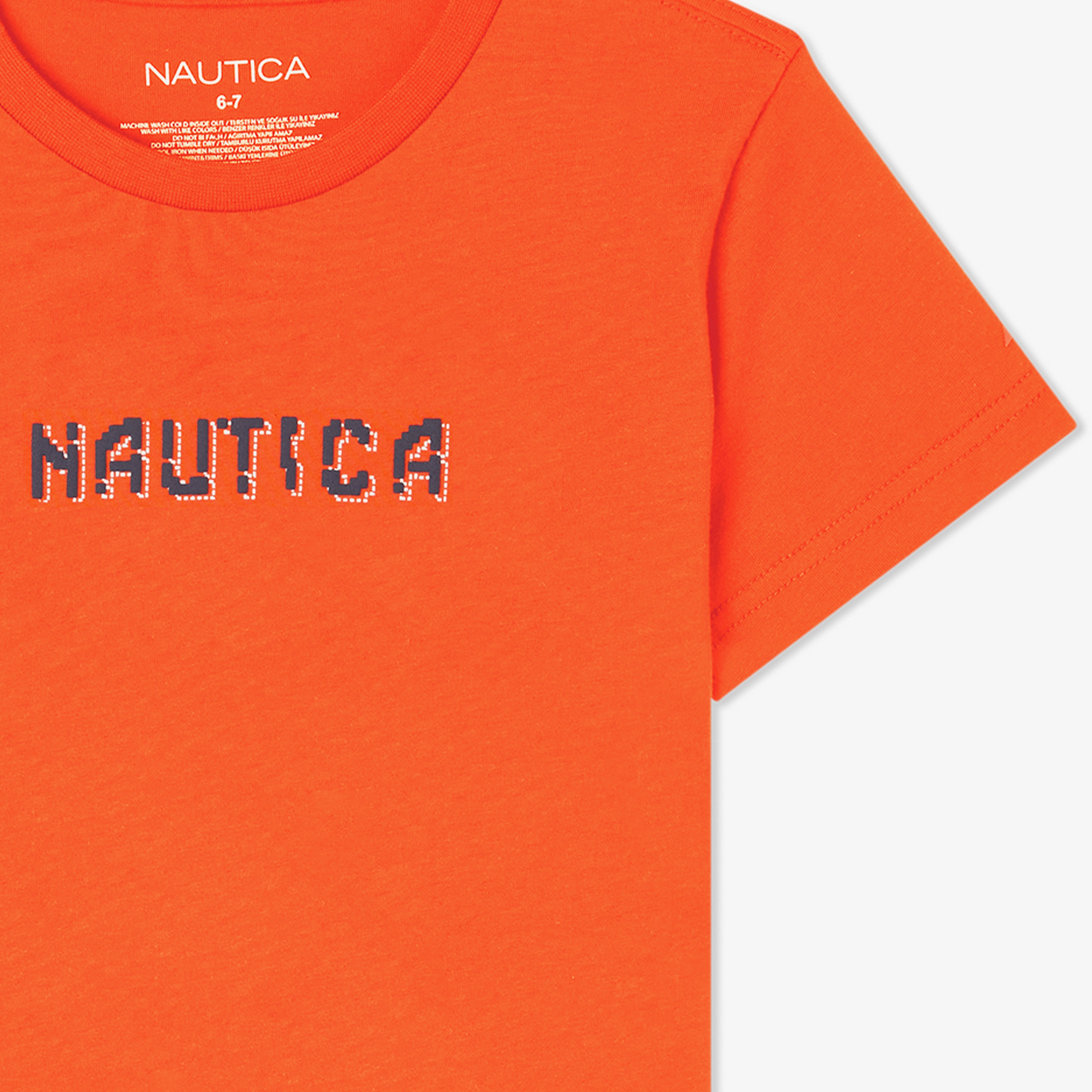 Nautica Classic Çocuk Turuncu T-Shirt