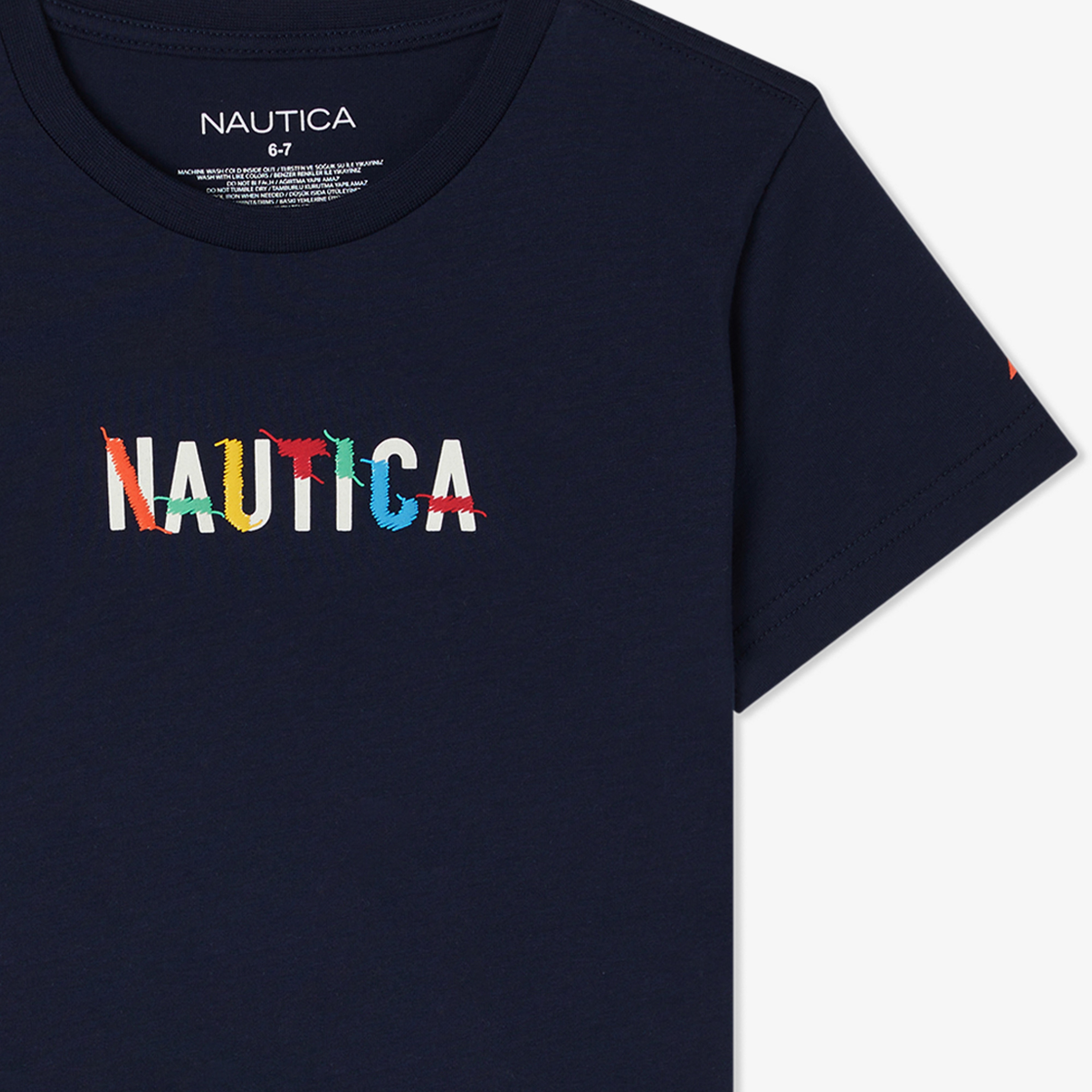 Nautica Classic Çocuk Lacivert T-Shirt