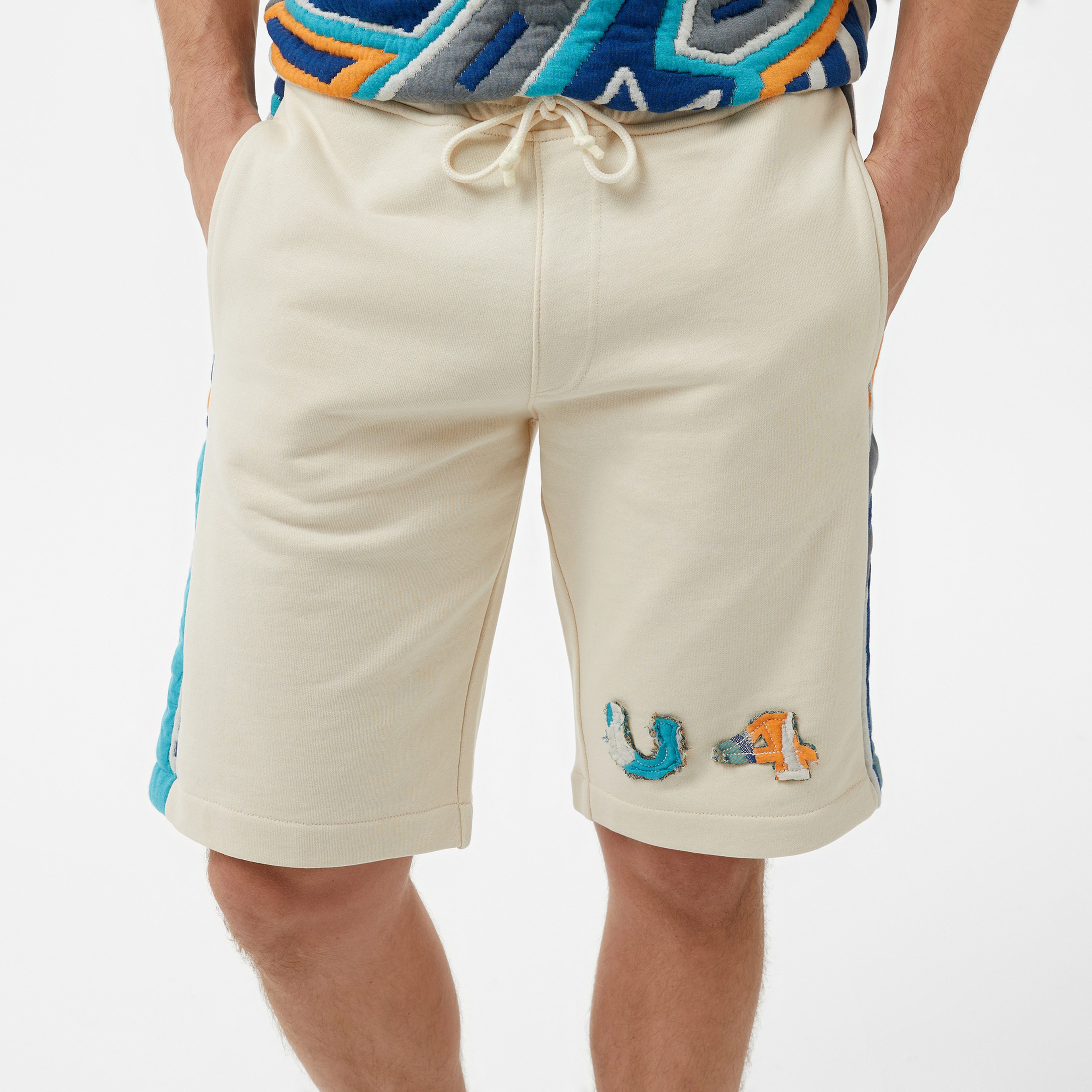 UNITED4 Cubian Erkek Krem Şort