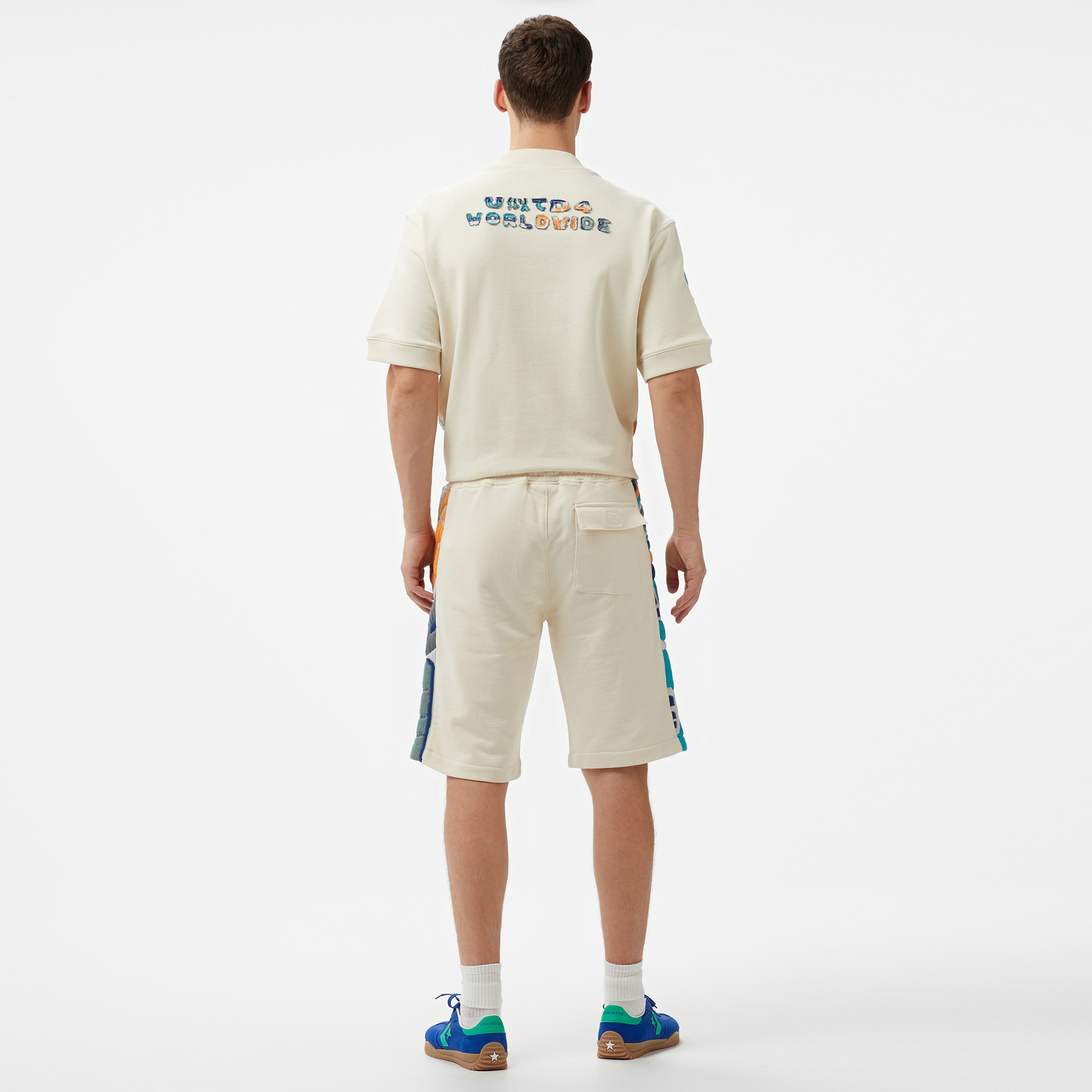 UNITED4 Cubian Erkek Krem Şort