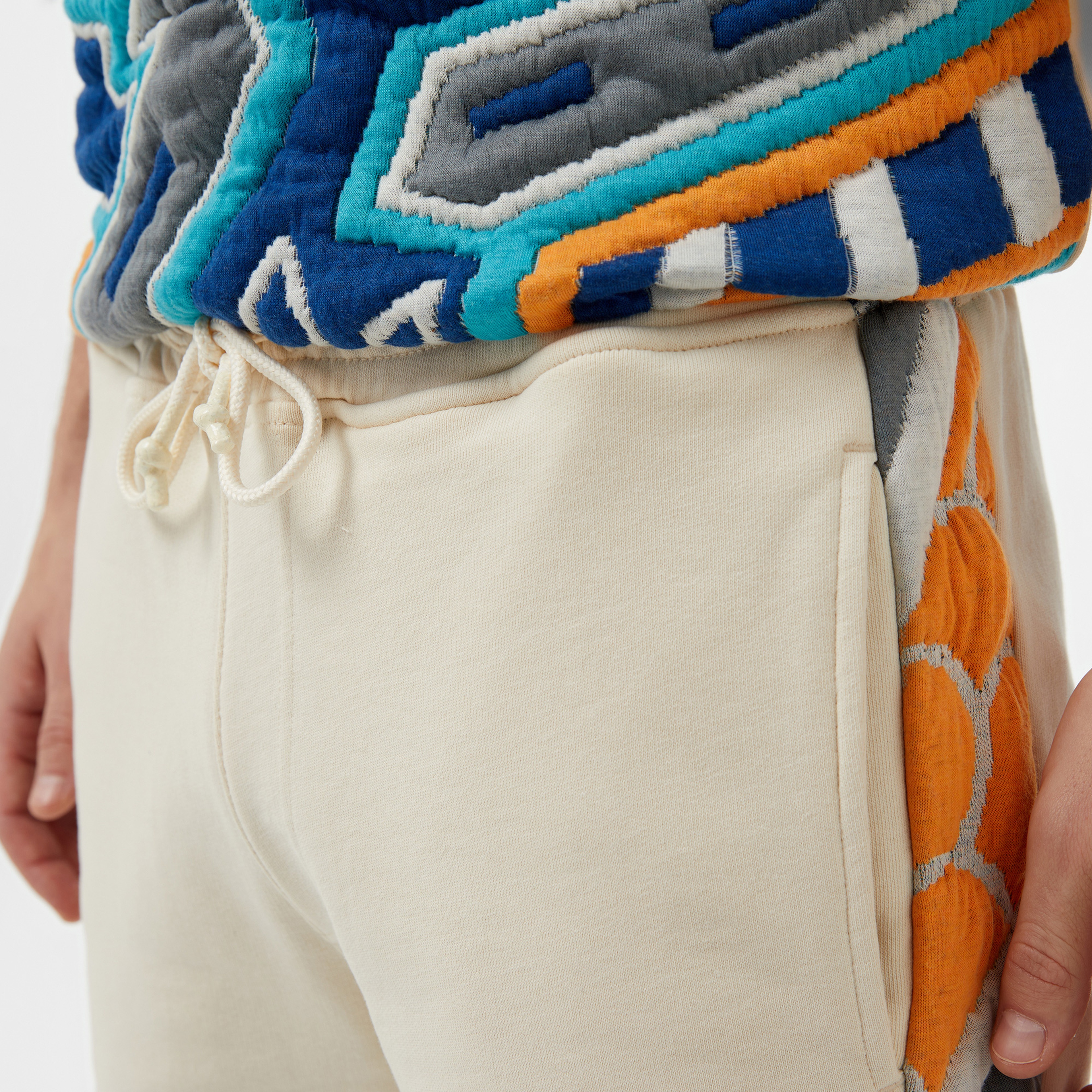 UNITED4 Cubian Erkek Krem Şort